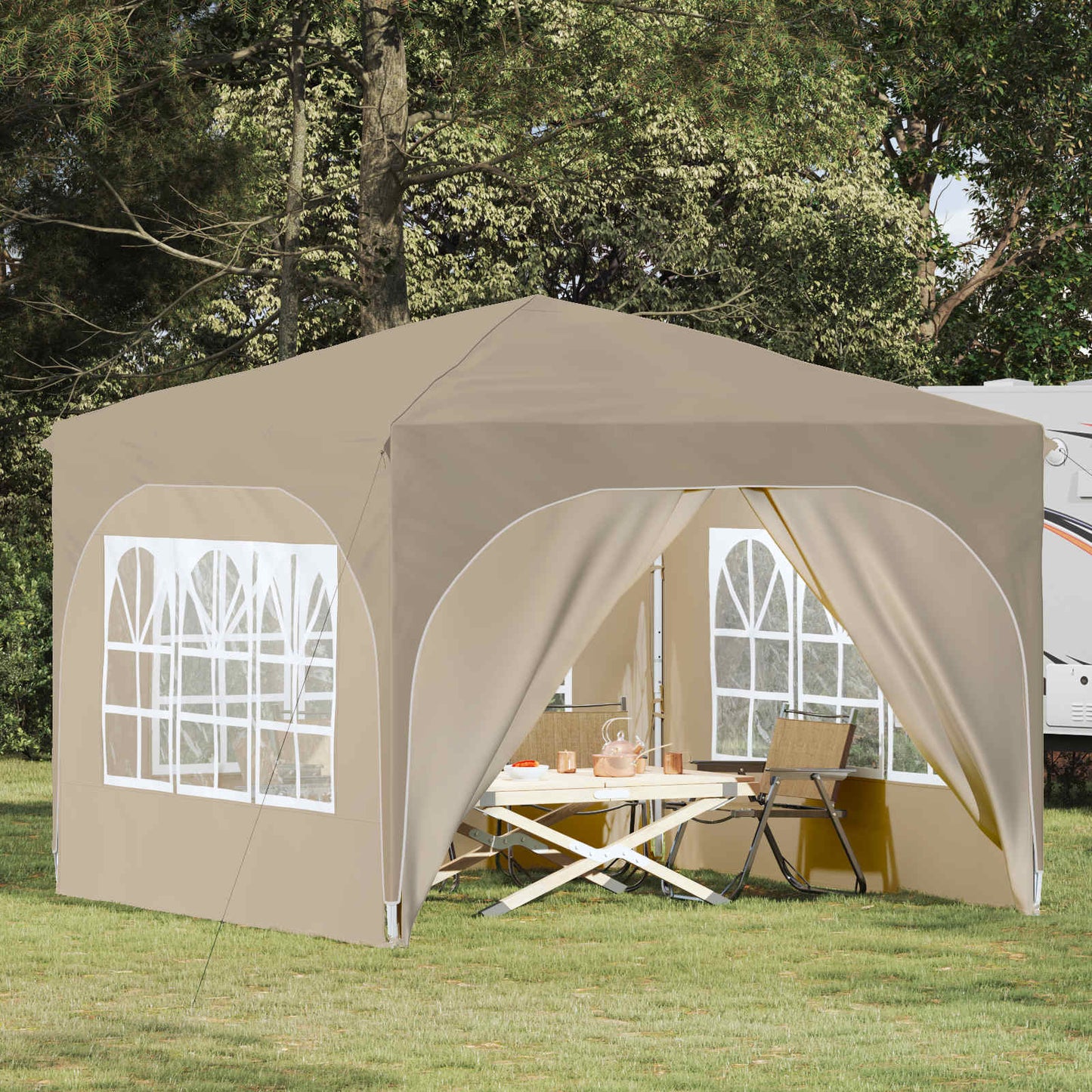 Pop-Up Partyzelt 290 X 290 X 245 Cm