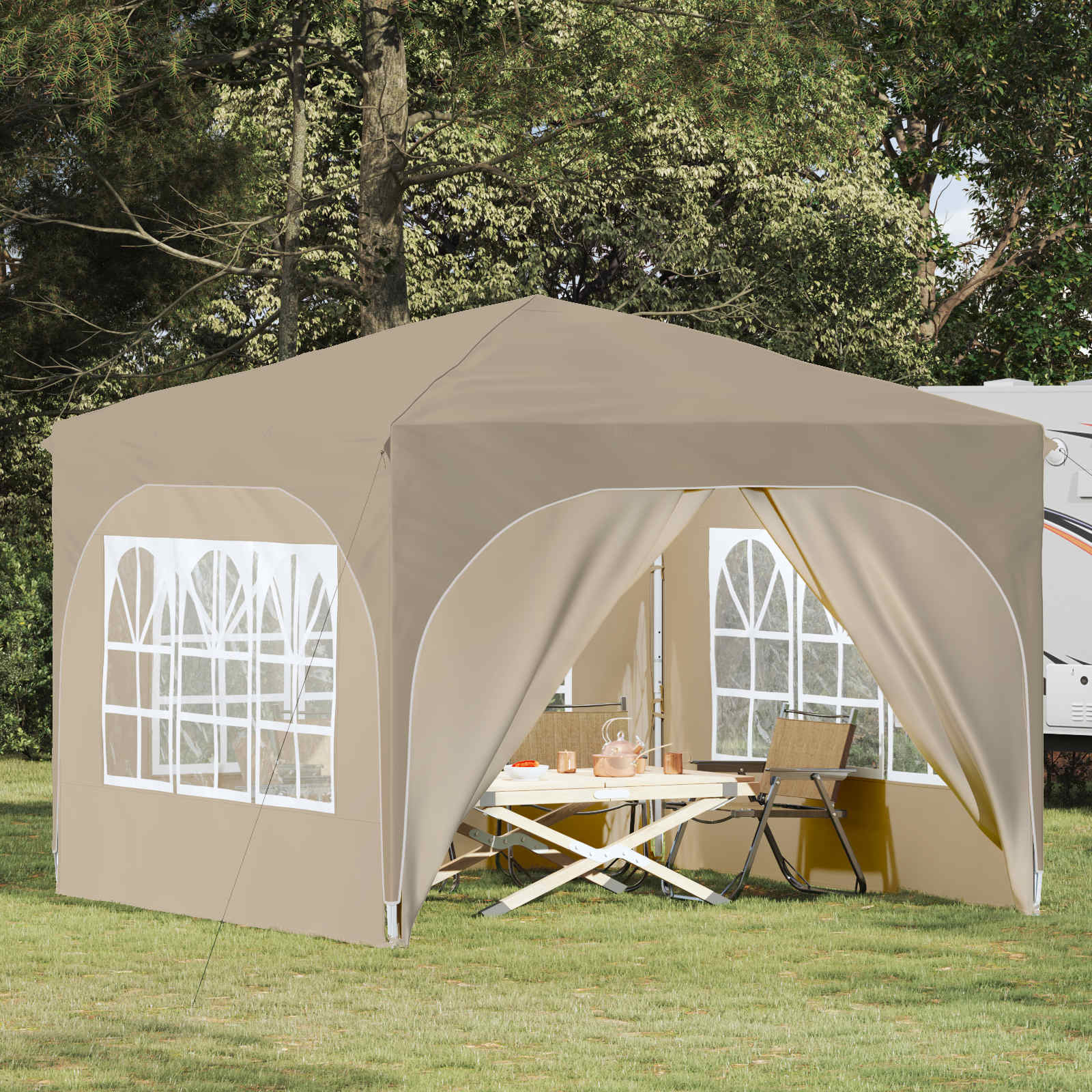 Pop-Up Partyzelt 290 X 290 X 245 Cm