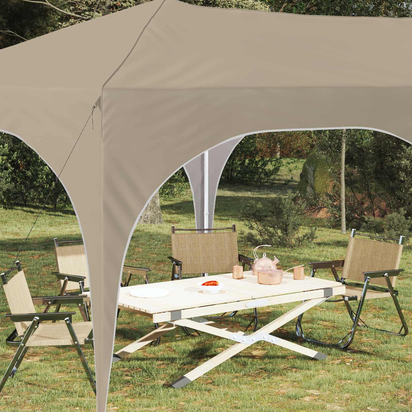 Pop-Up Partyzelt 575 X 288 X 245 Cm Oxford-Stoff