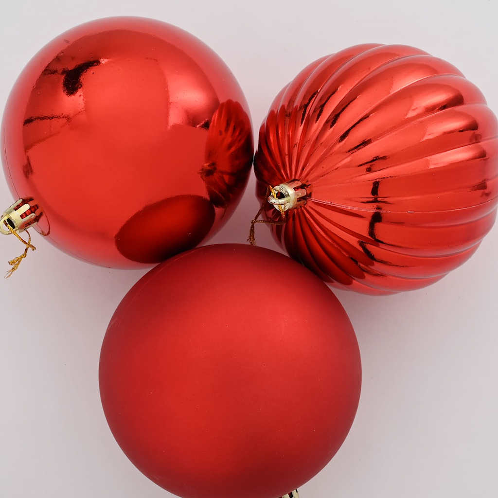 Weihnachtsbaumkugel Set Xl 9 Pcs Kunststoff