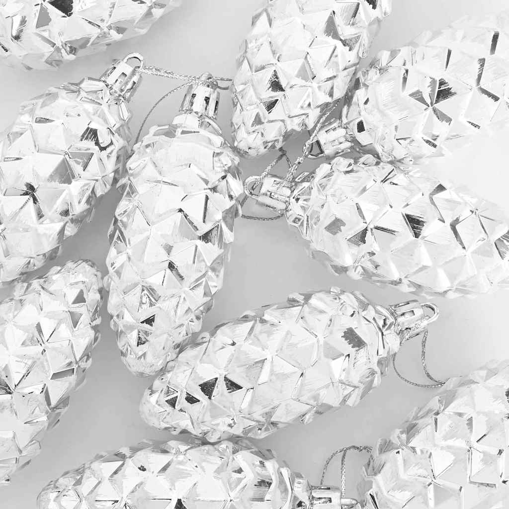 Weihnachts-Tannenzapfen Ball 40 Pcs Kunststoff