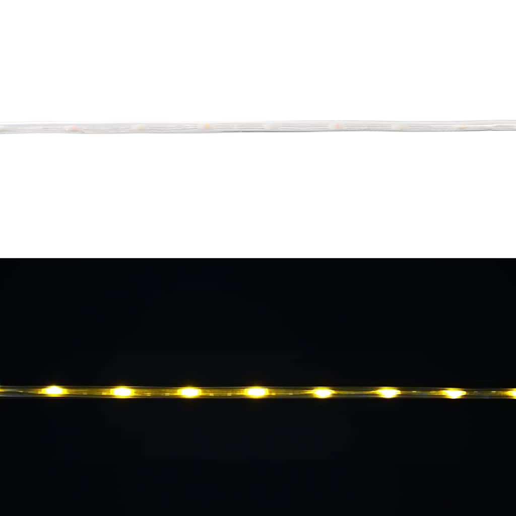 Lichtseil Mit 120 Leds Warmes Weiß Pvc