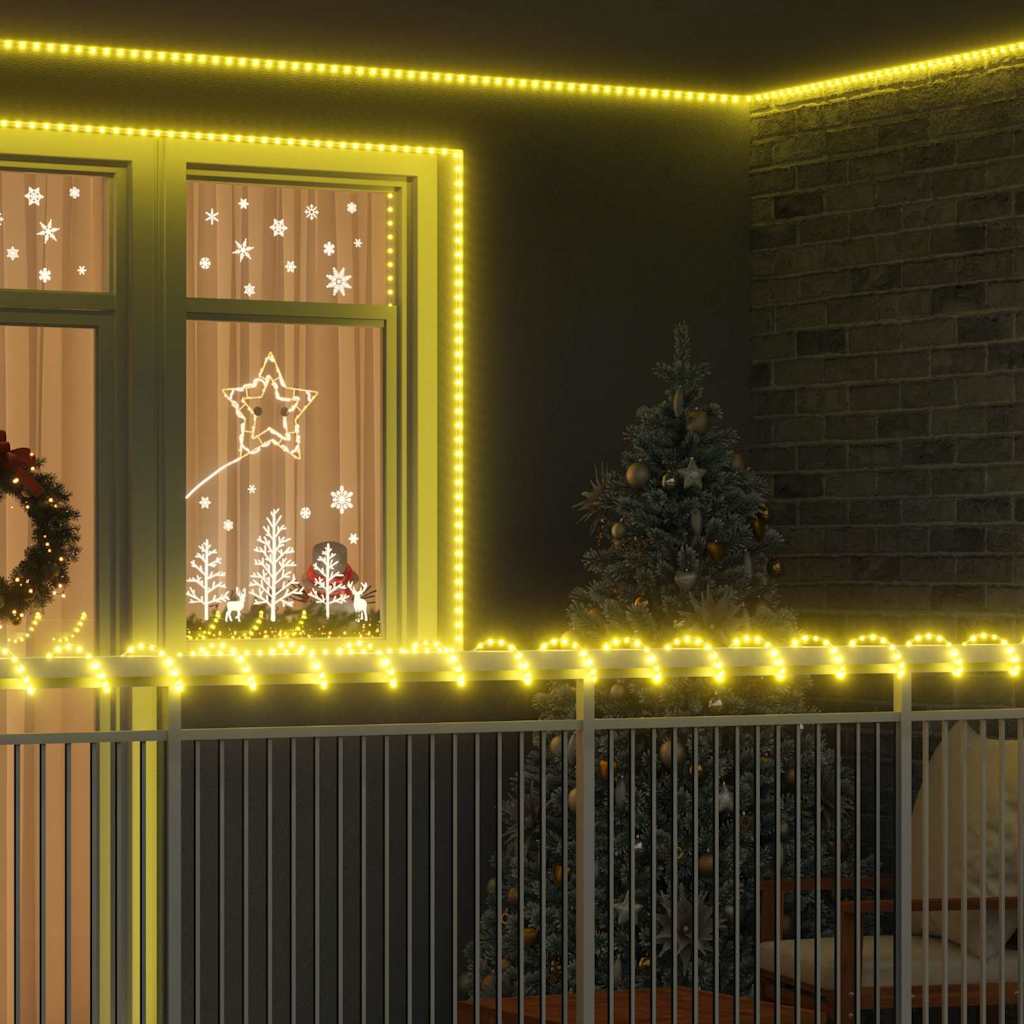 Lichtseil Mit 120 Leds Warmes Weiß Pvc