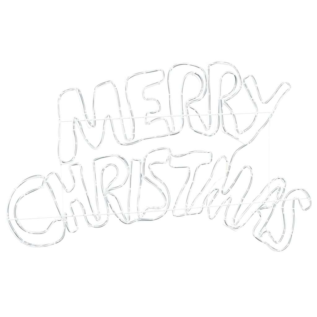 Weihnachtsschild Mit 240 Leds Mehrfarbig 99,5 X 54 Cm Pvc