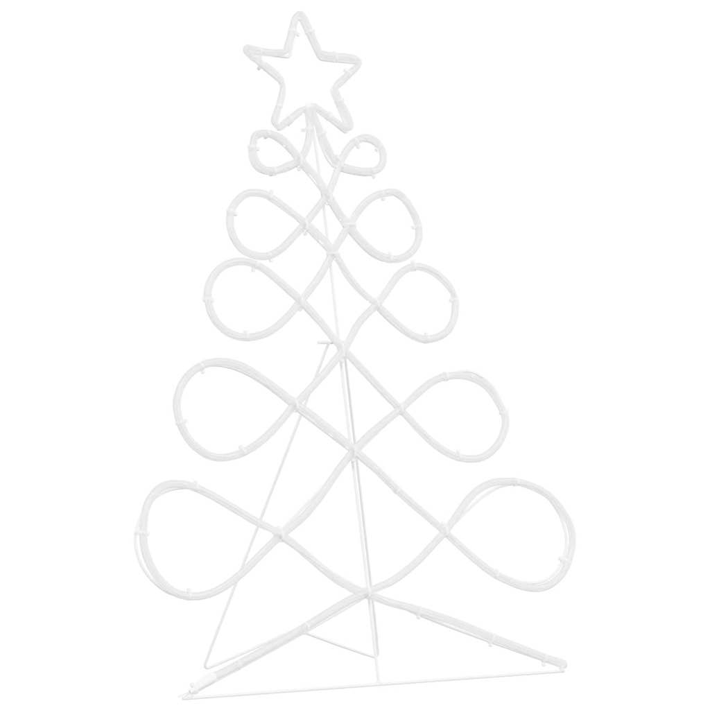 Lichterbaum In Weihnachtsbaumform Mehrfarbig 78 X 58 Cm Pvc