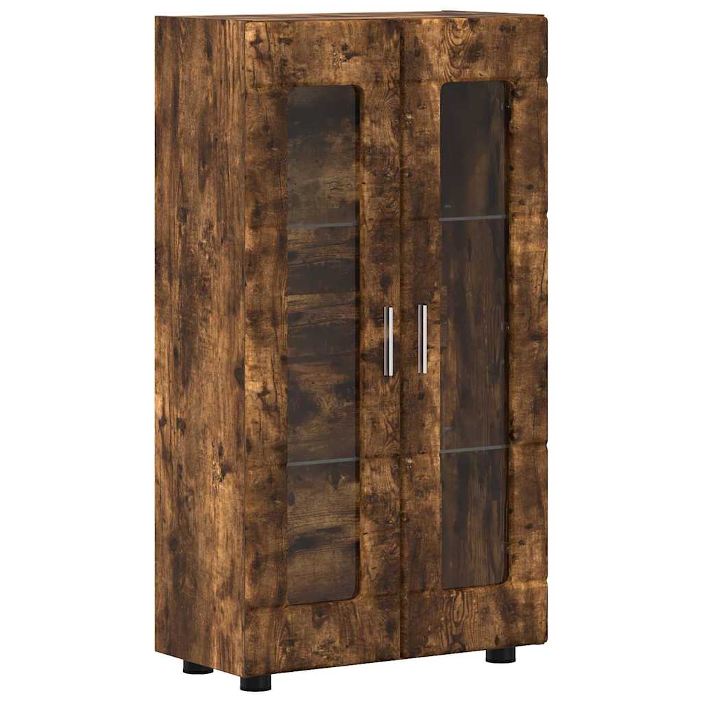 Tv-Schrankset Florin 3 Pcs Geräucherte Eiche Holzwerkstoff Räuchereiche
