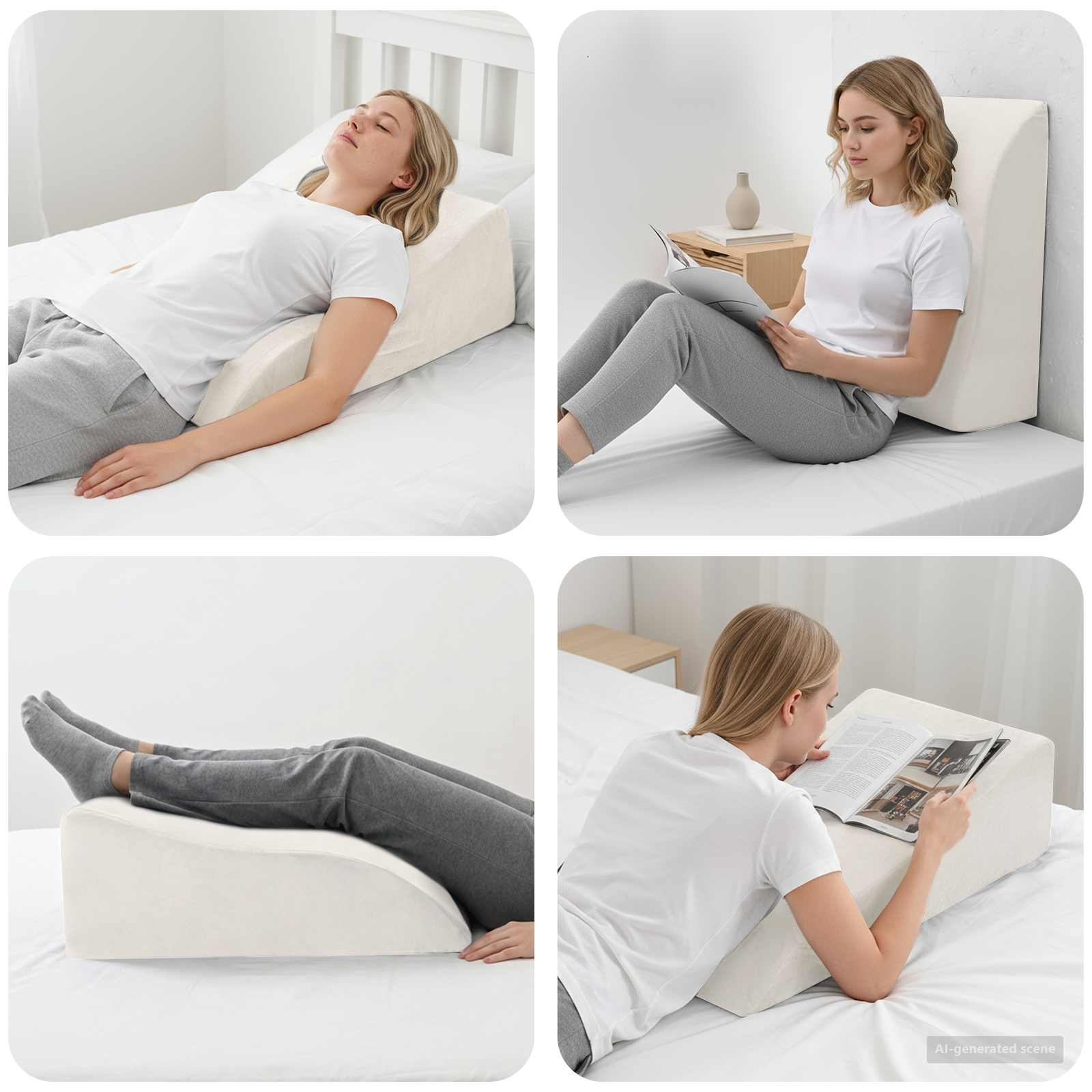 Beinkissen 68 X 41 X 24 Cm Pu-Schaum