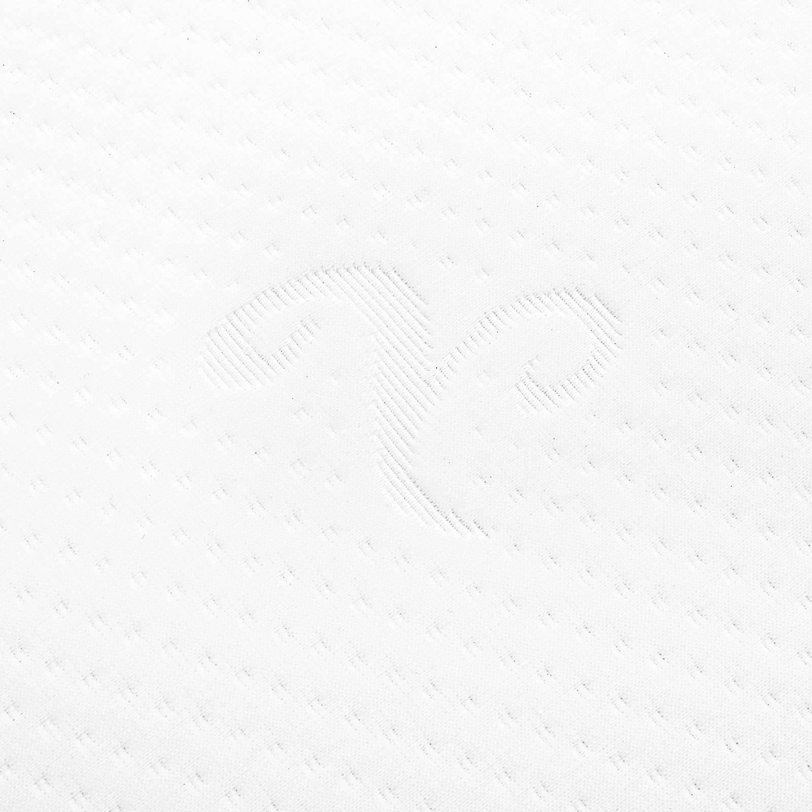 Schlafkissen Uni Weiß 70 X 36 X 6,5 Cm Viscoschaum