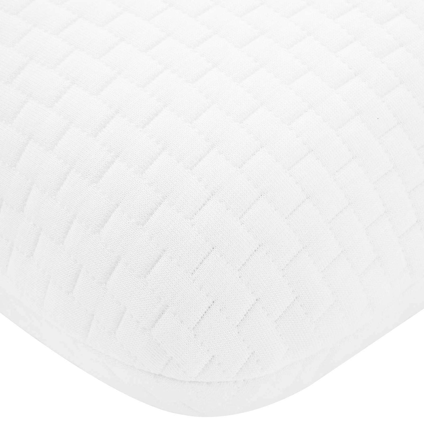 Schlafkissen Uni Weiß 60 X 40 X 13 Cm Viscoschaum