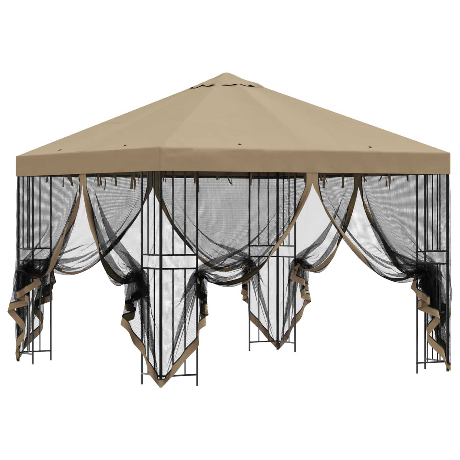 Garten Pavillon Mit Seitenwänden 3 X 3 M
