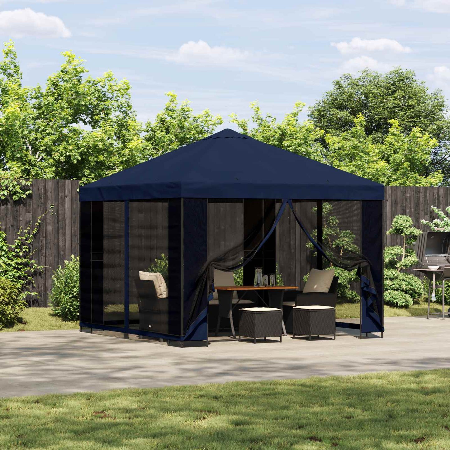 Pavillon 3 X 3 M Polyester Und Stahl 190 Gsm