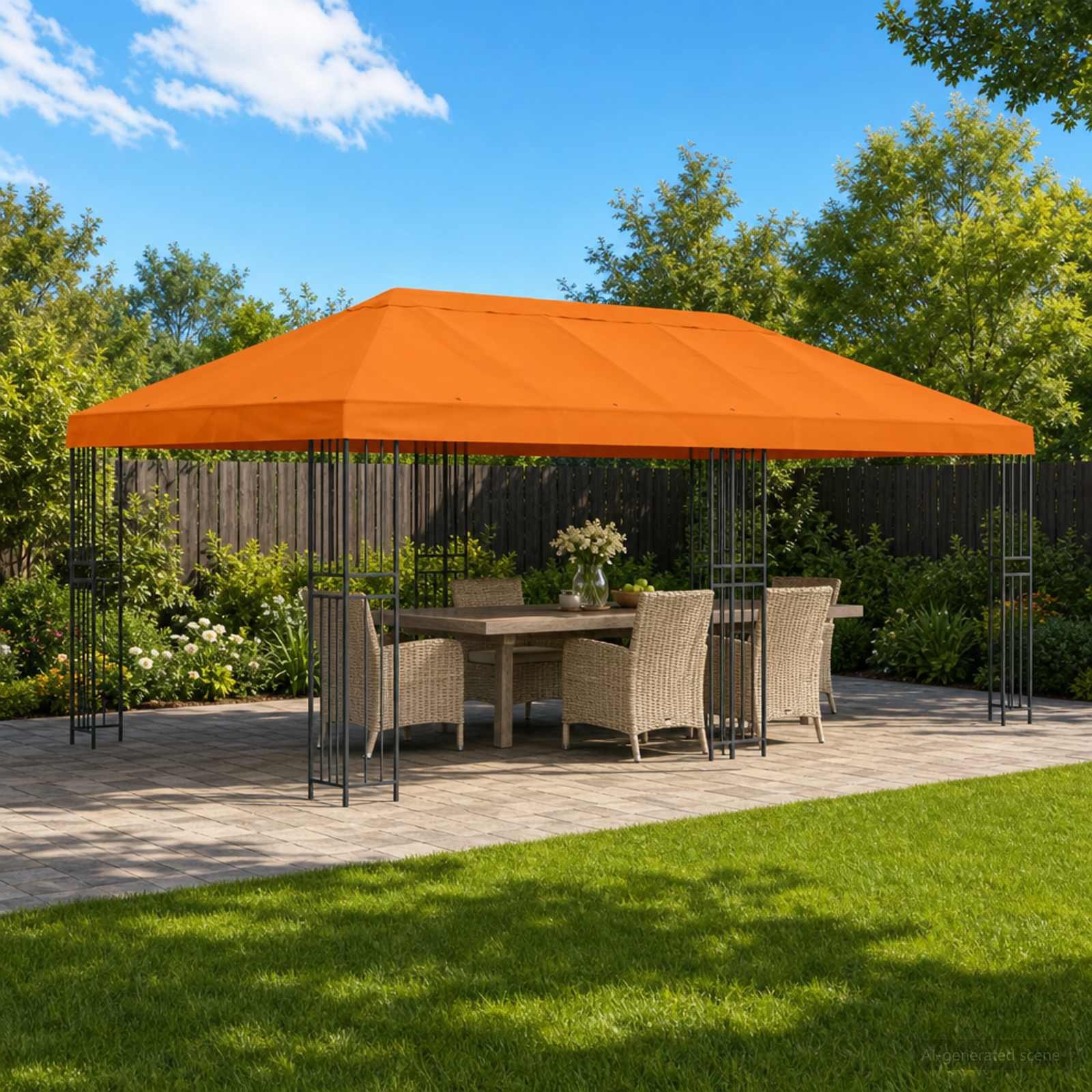 Pavillon-Blendenbezug 6 X 3 M Polyester 190