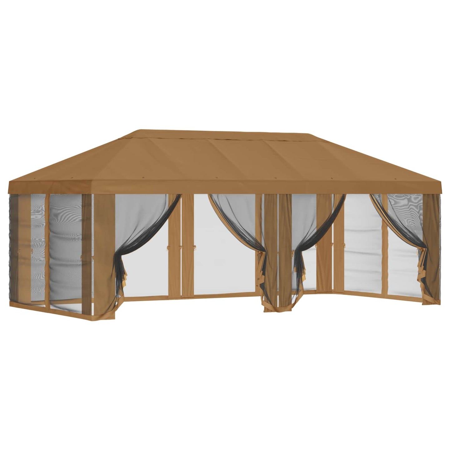 Pavillon Dach Mit Seitenwänden 6 X 3 M Polyester 190