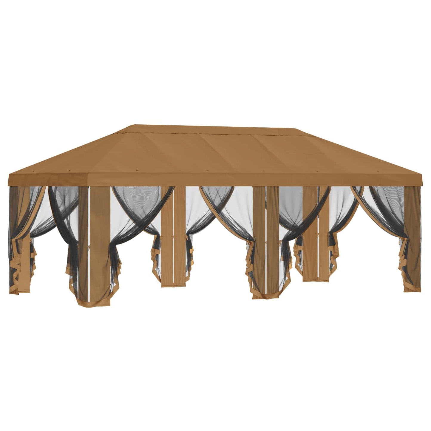 Pavillon Dach Mit Seitenwänden 6 X 3 M Polyester 190
