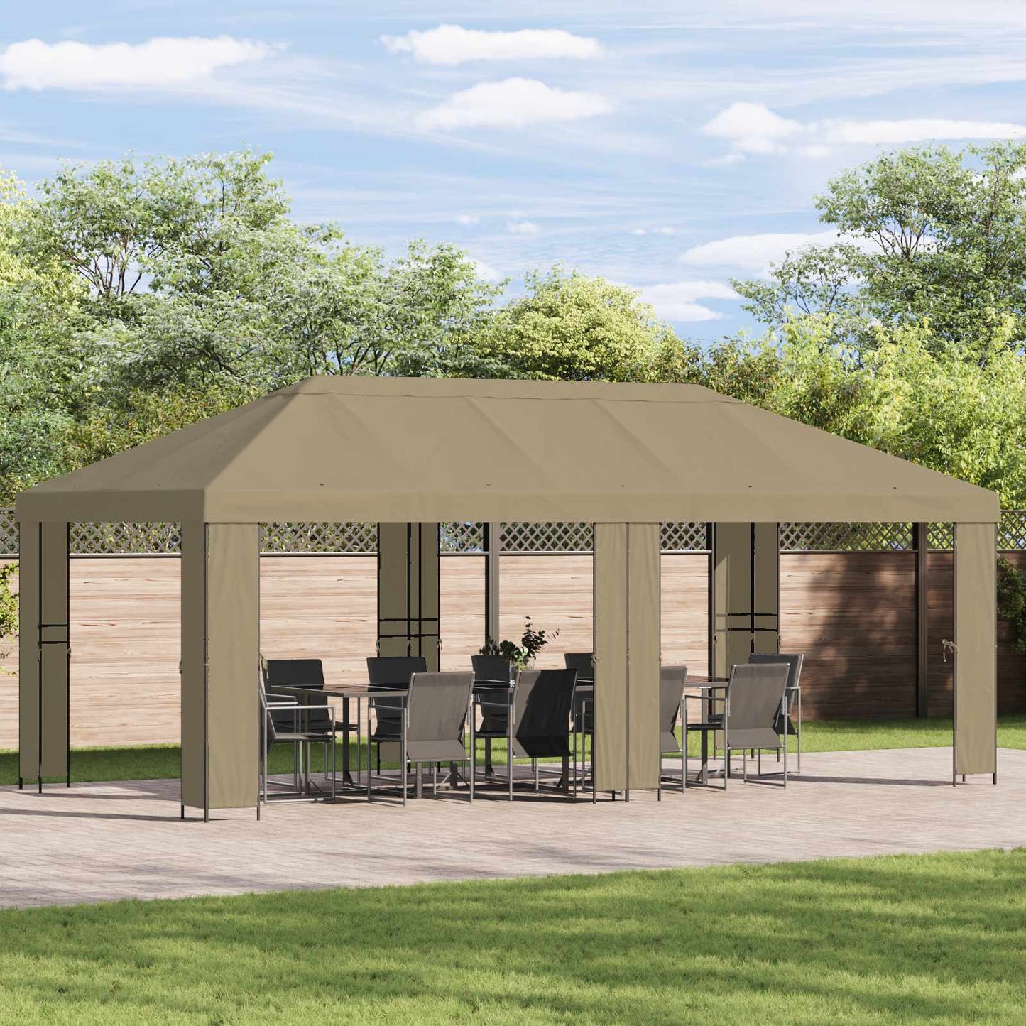 Pavillon Abdeckung 6 X 3 M Polyester 190 Gsm