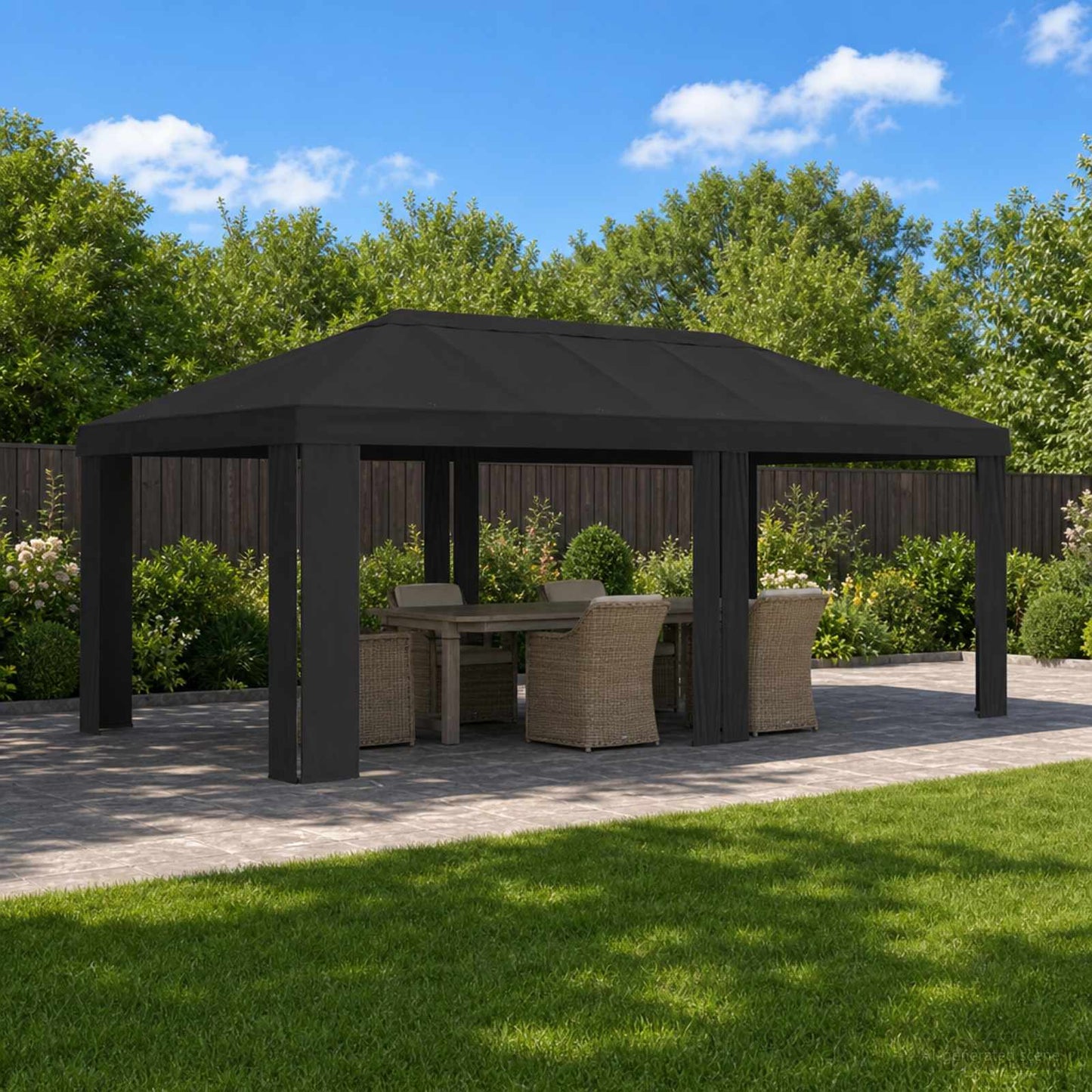Pavillon Abdeckung 6 X 3 M Polyester 190 Gsm