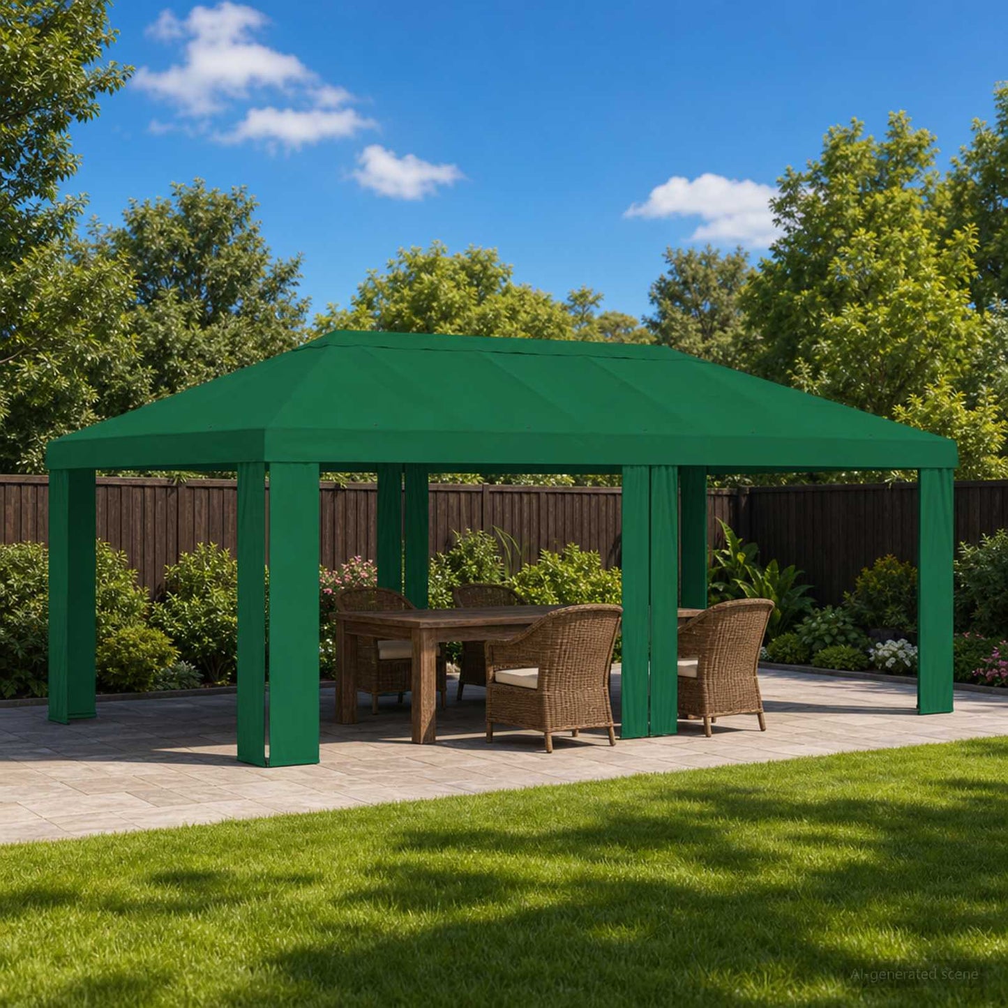 Pavillon Abdeckung 6 X 3 M Polyester 190 Gsm