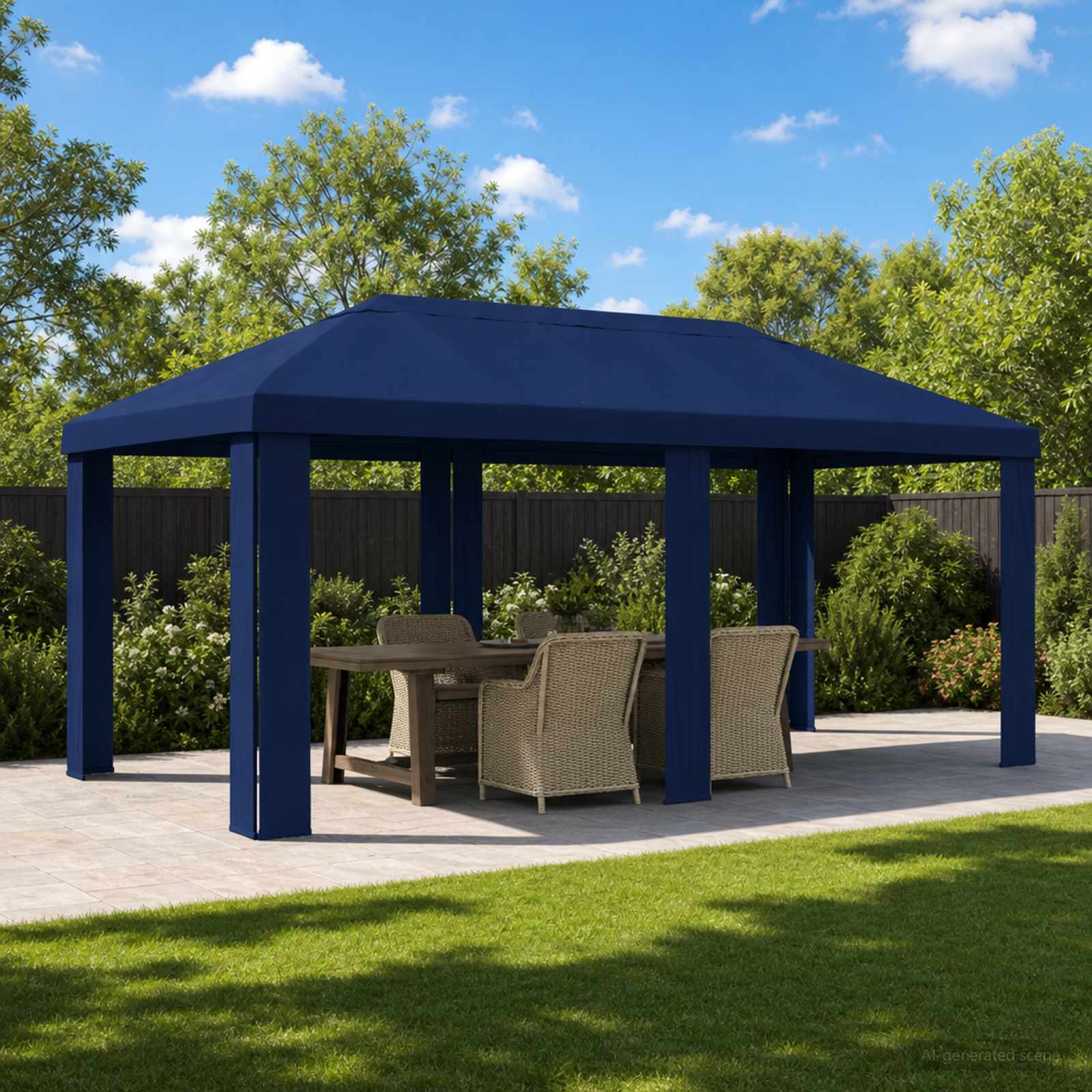 Pavillon Abdeckung 6 X 3 M Polyester 190 Gsm
