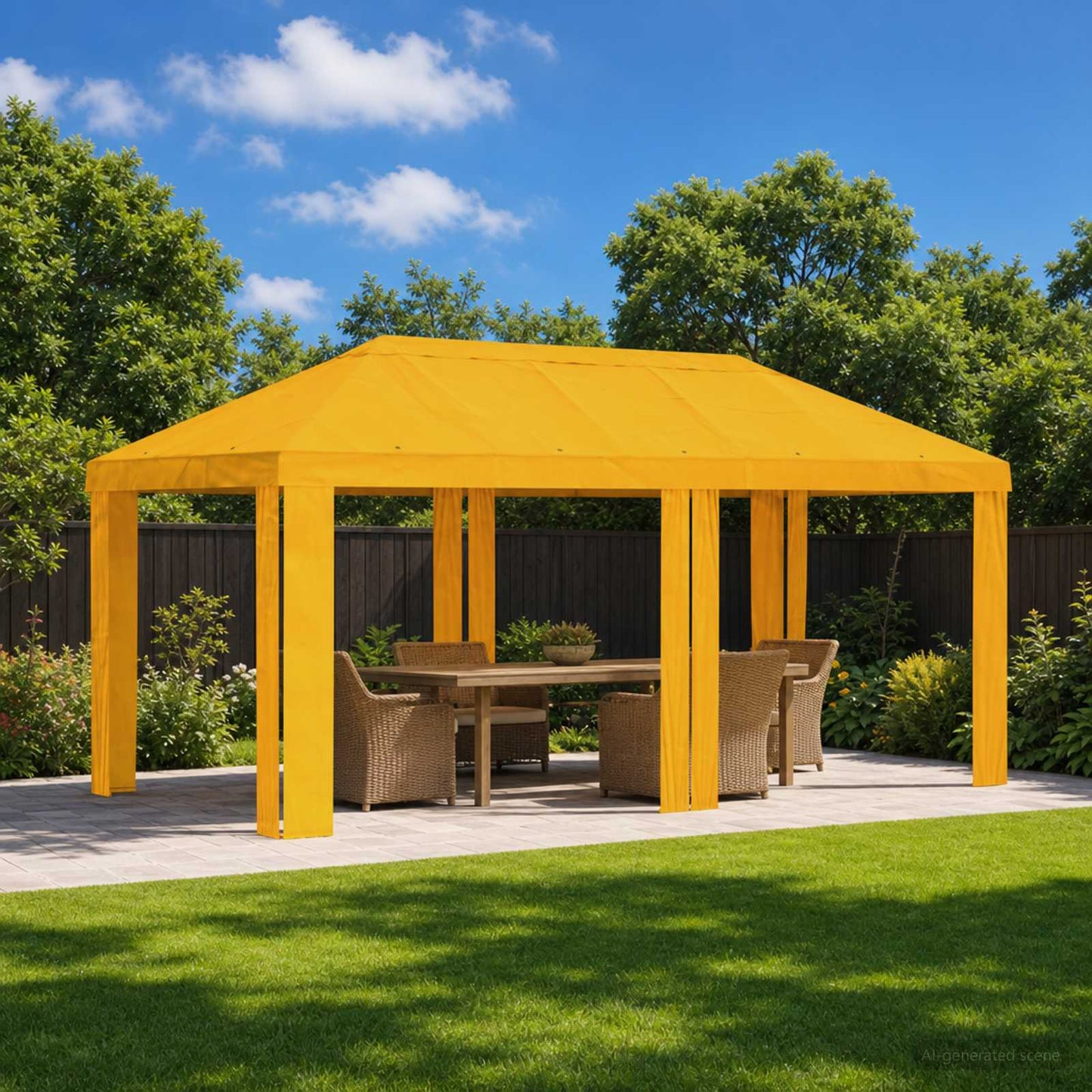 Pavillon Abdeckung 6 X 3 M Polyester 190 Gsm