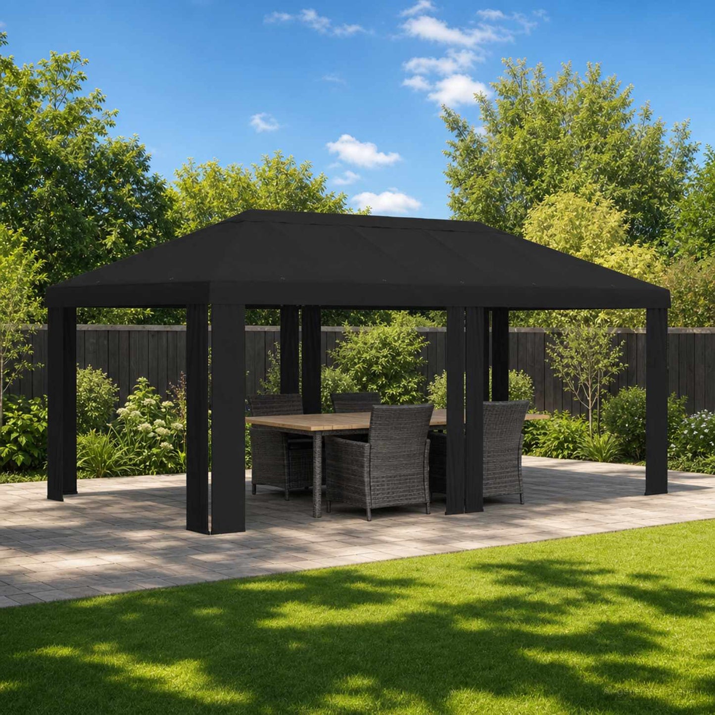 Pavillon Abdeckung 6 X 3 M Polyester 190 Gsm