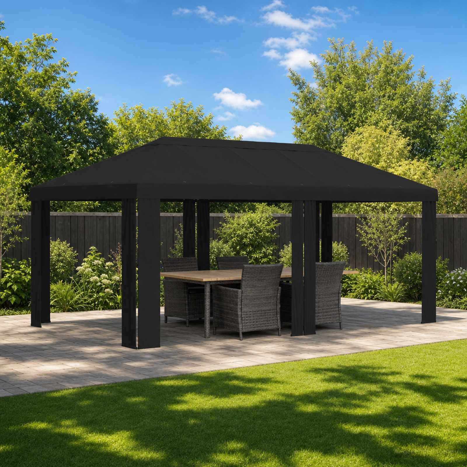 Pavillon Abdeckung 6 X 3 M Polyester 190 Gsm