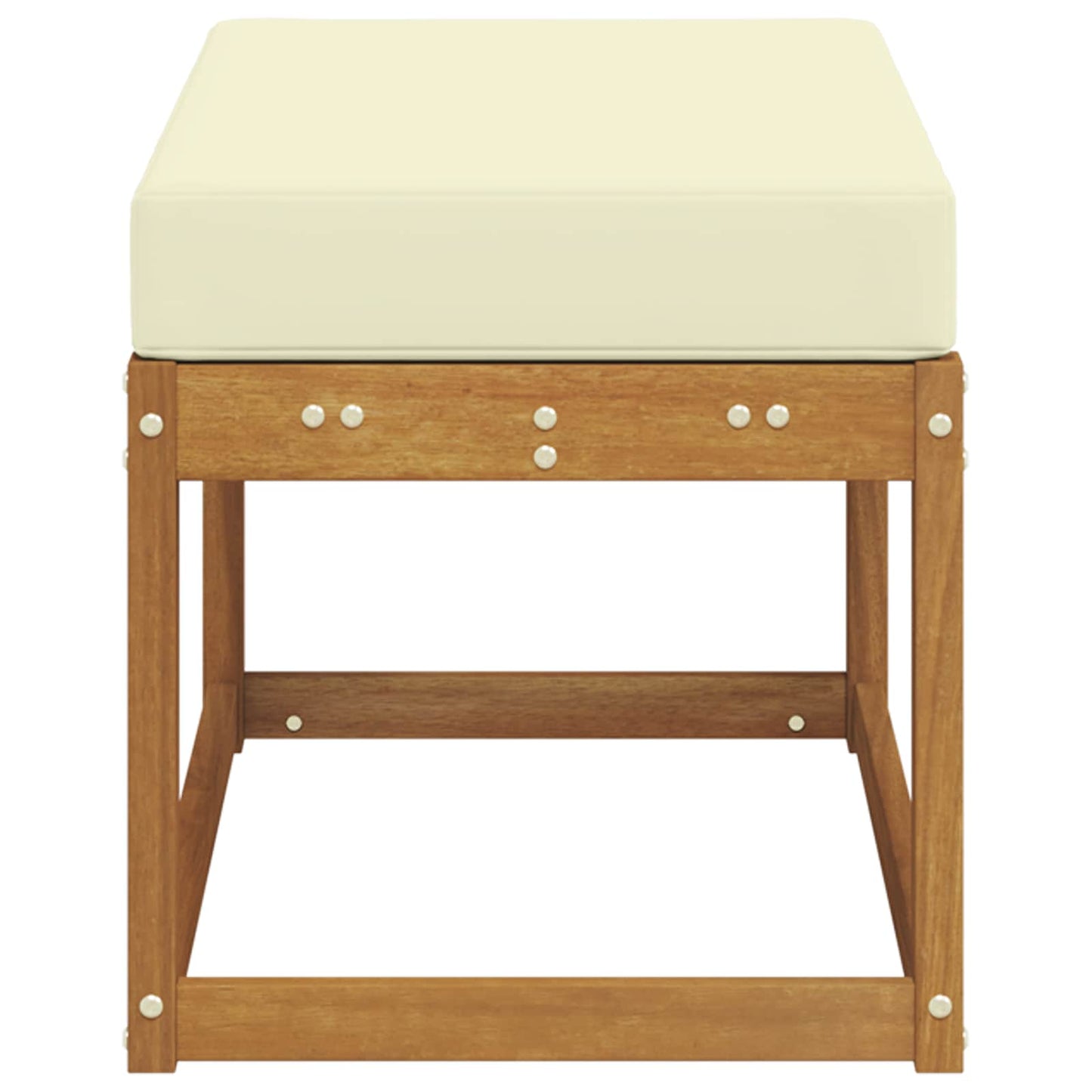 Outdoor Hockerbank Mit Kissen 79 X 43 X 37 Cm
