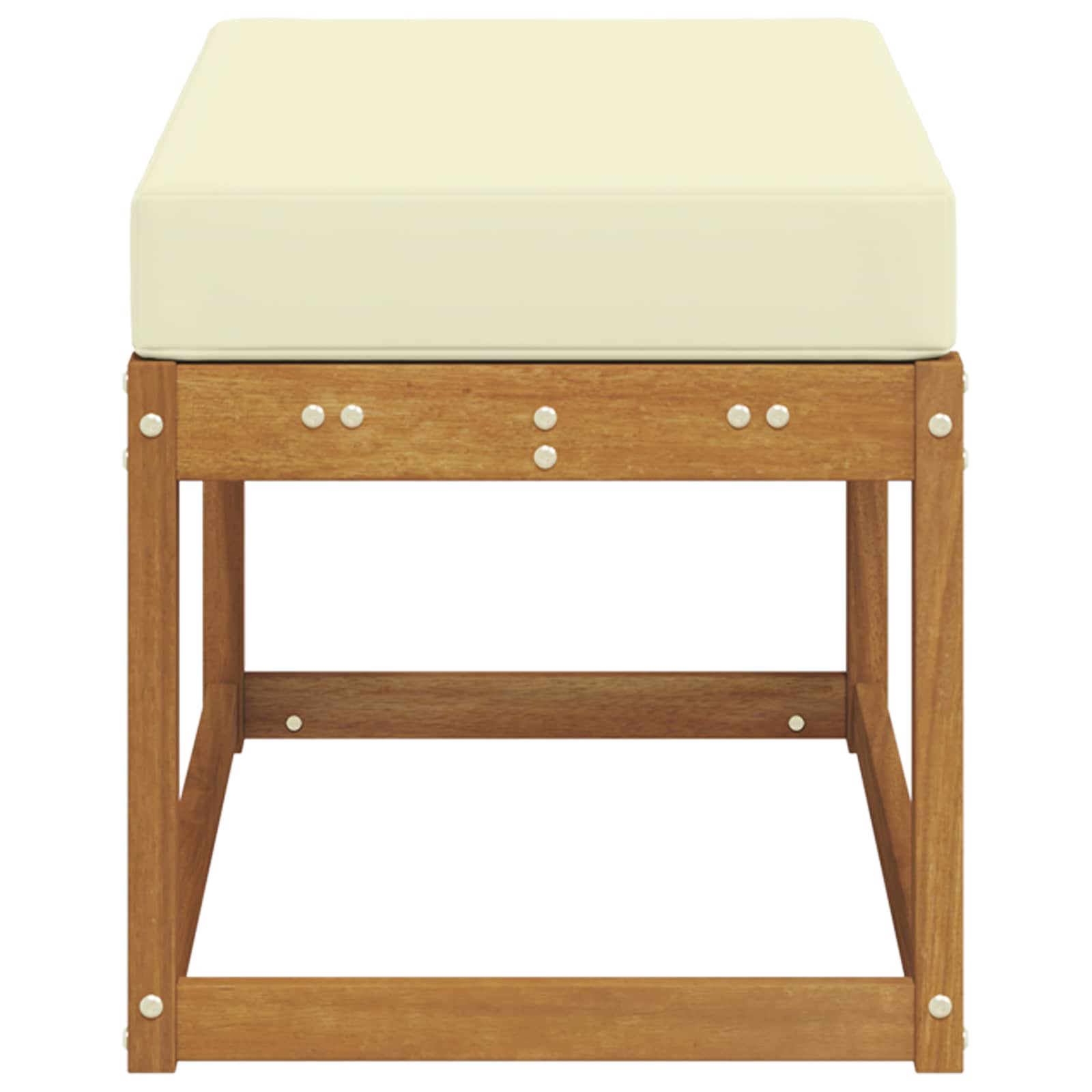 Outdoor Hockerbank Mit Kissen 79 X 43 X 37 Cm