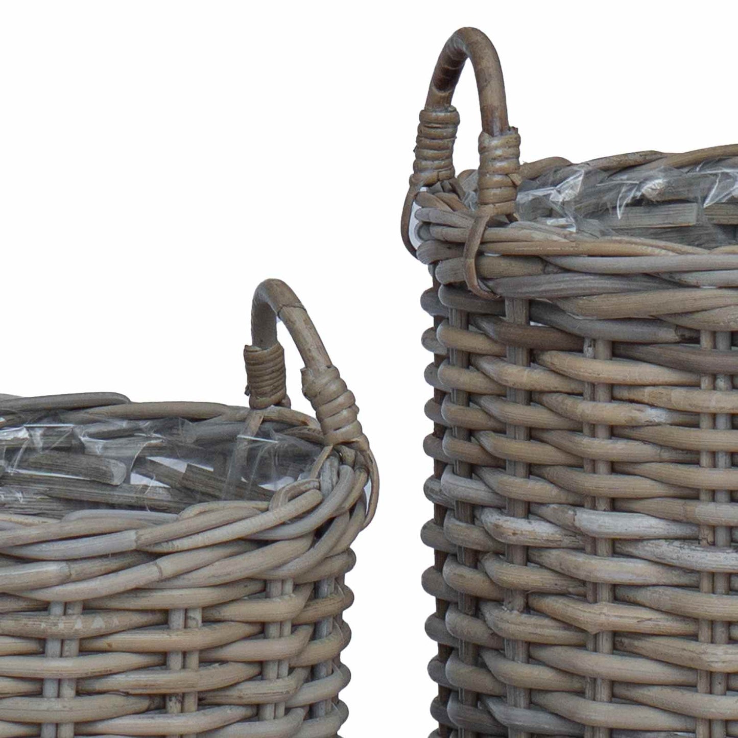 Blumentopf Körbchen Mit Speicher 2 Pcs Lacak Rattan