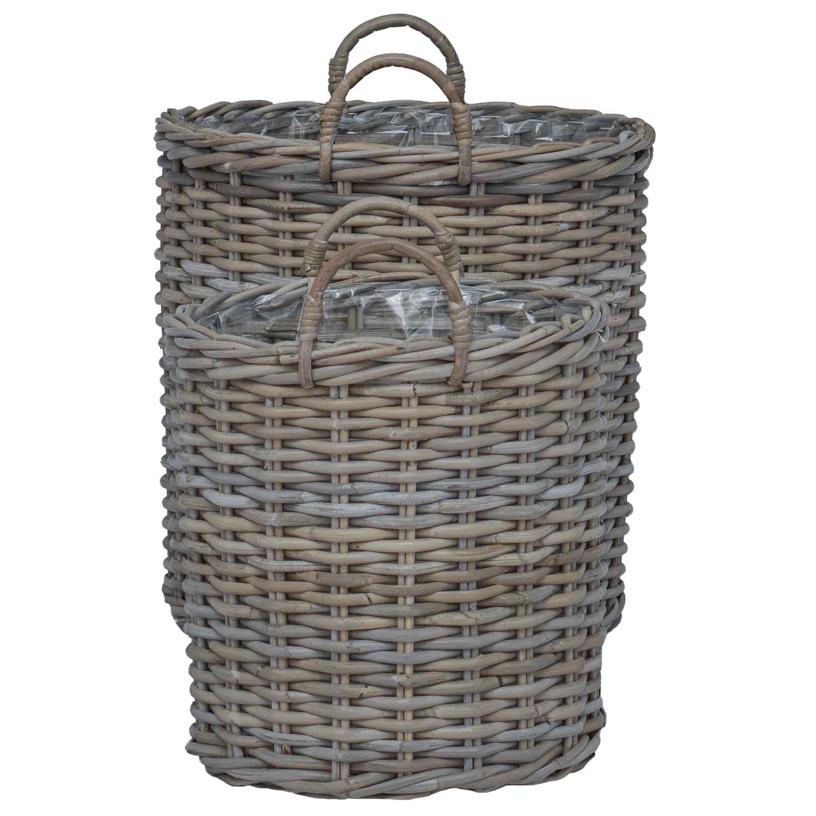 Blumentopf Körbchen Mit Speicher 2 Pcs Lacak Rattan
