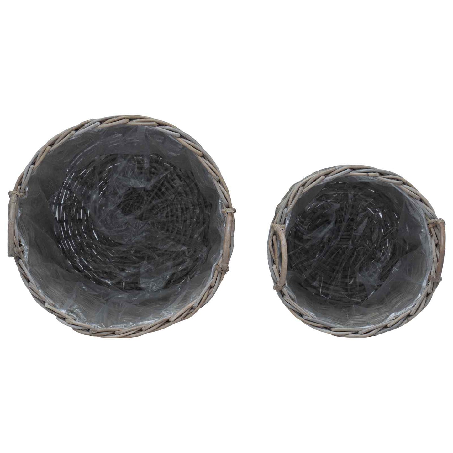 Blumentopf Körbchen Mit Speicher 2 Pcs Lacak Rattan
