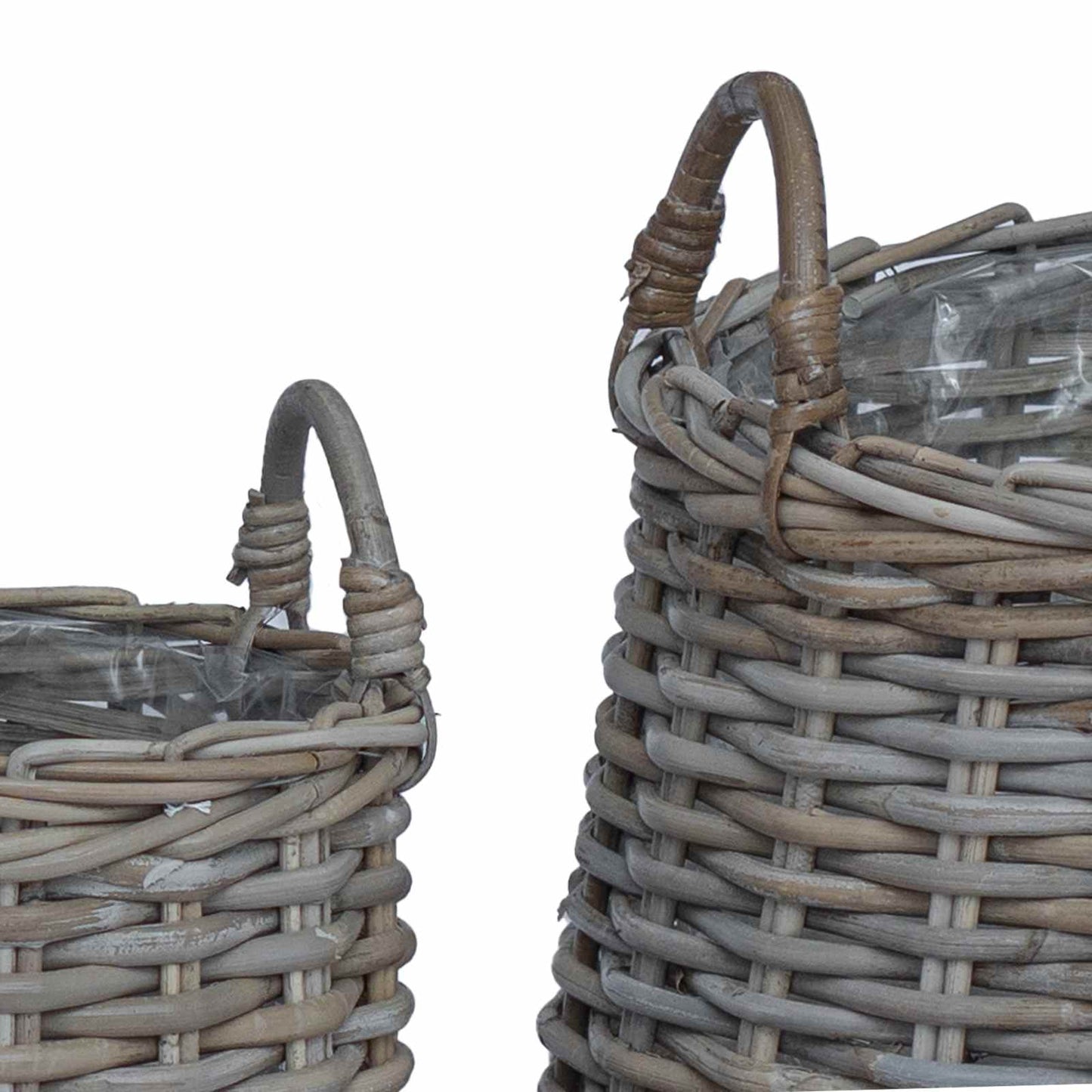 Blumentopf Körbchen Mit Speicher 2 Pcs Lacak Rattan