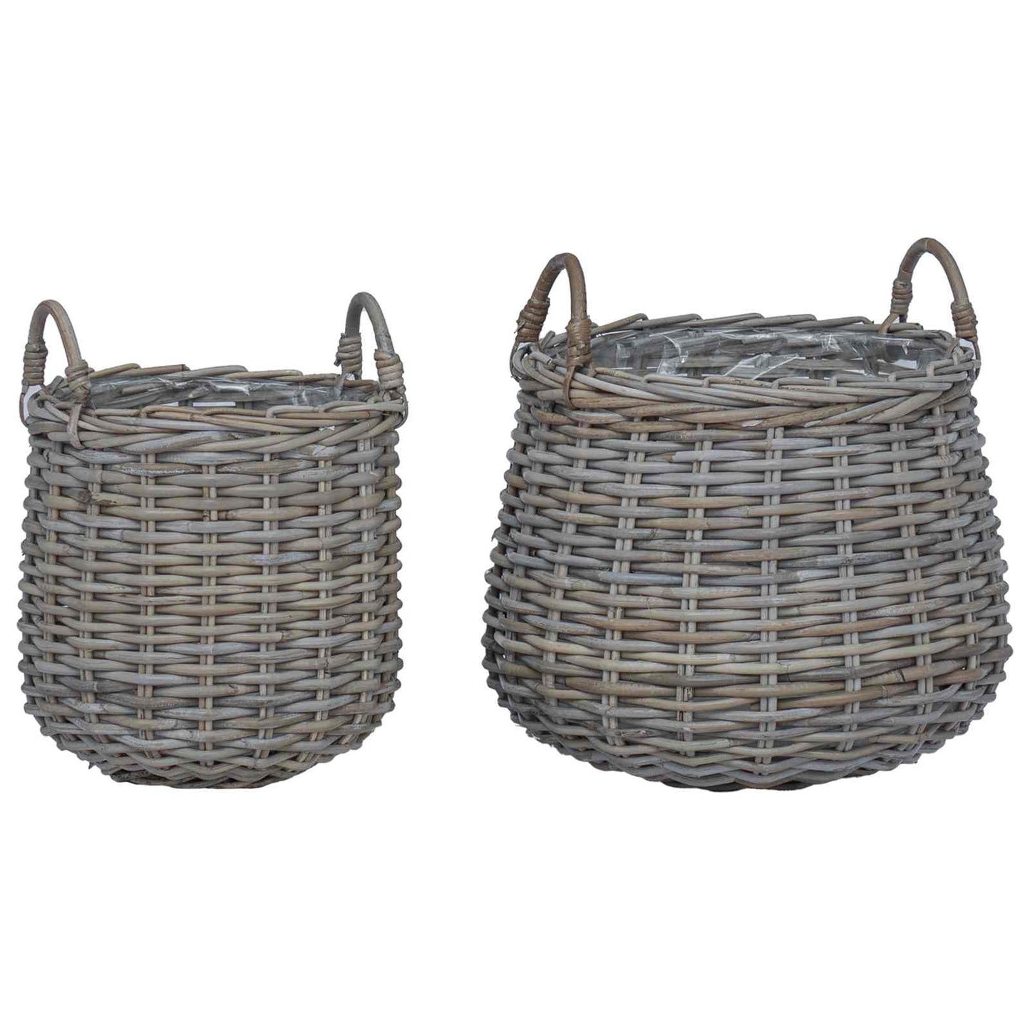 Blumentopf Körbchen Mit Speicher 2 Pcs Lacak Rattan