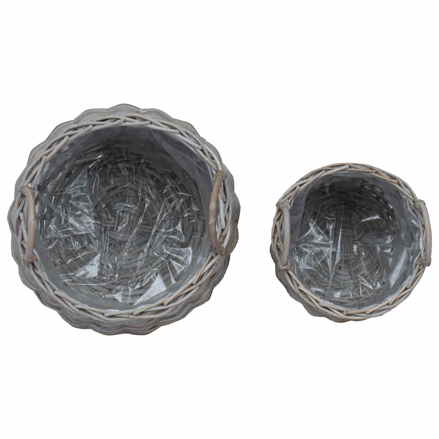 Blumentopf Körbchen Mit Speicher 2 Pcs Lacak Rattan