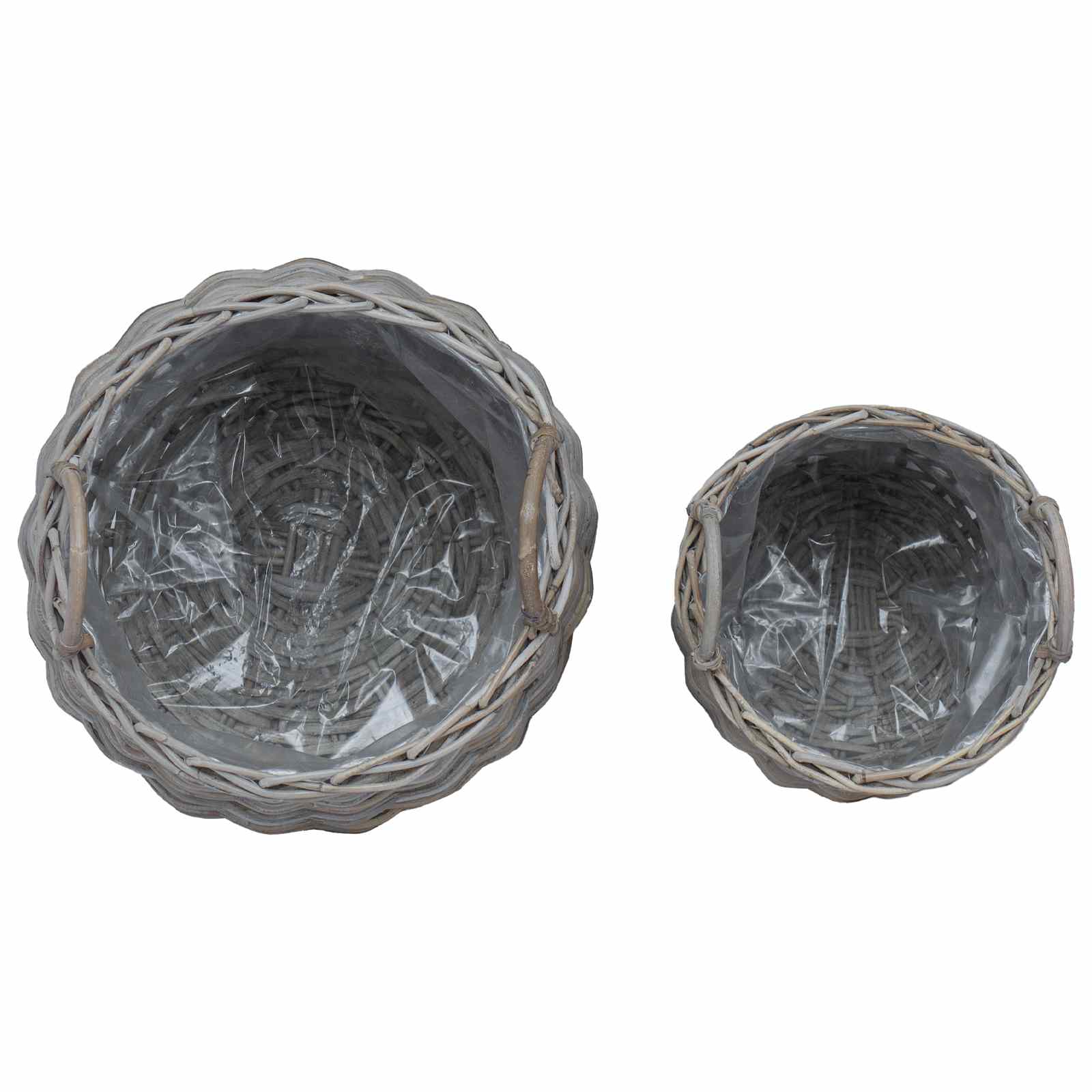 Blumentopf Körbchen Mit Speicher 2 Pcs Lacak Rattan