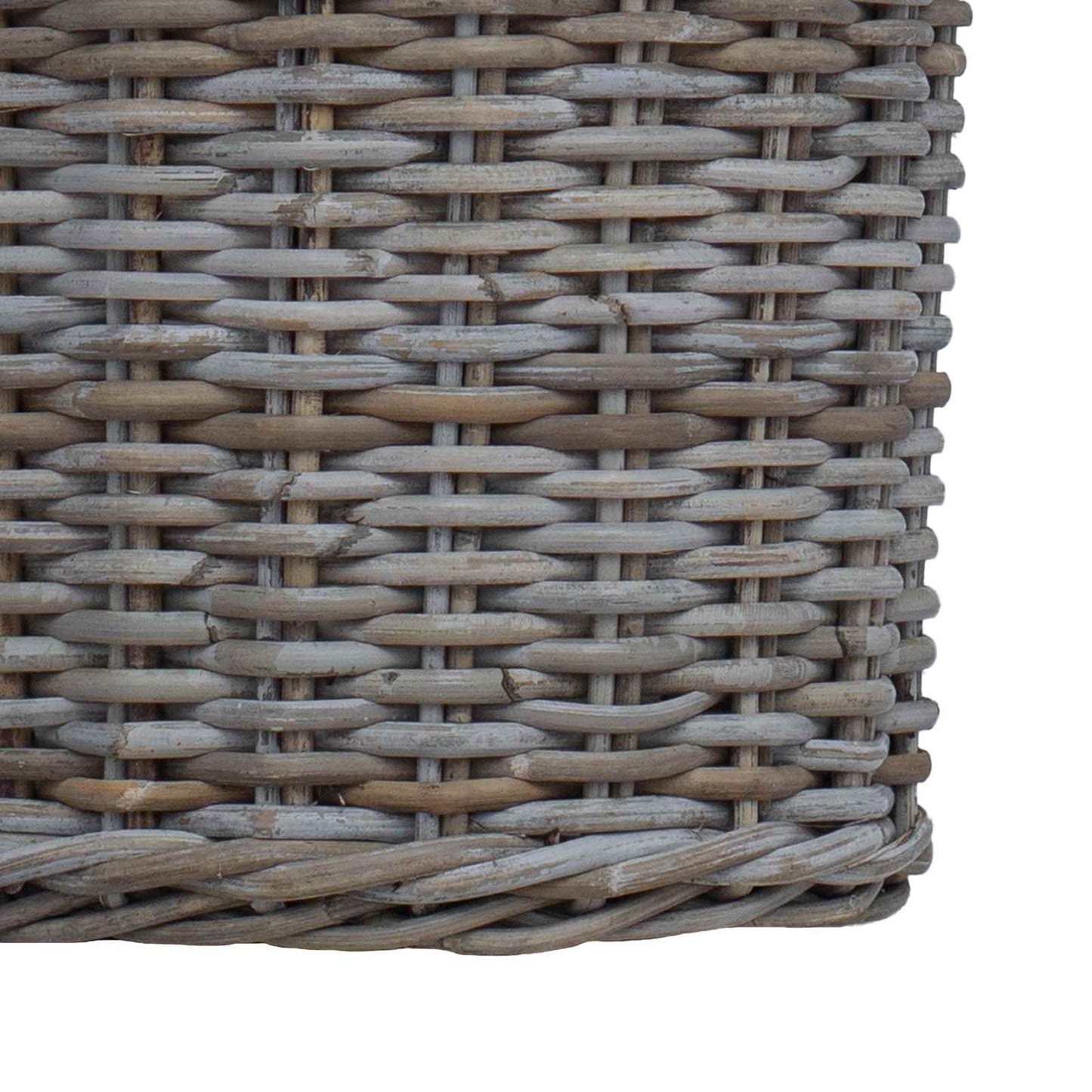 Blumentopfkorb Mit Speicher 2 Pcs Kubu Rattan