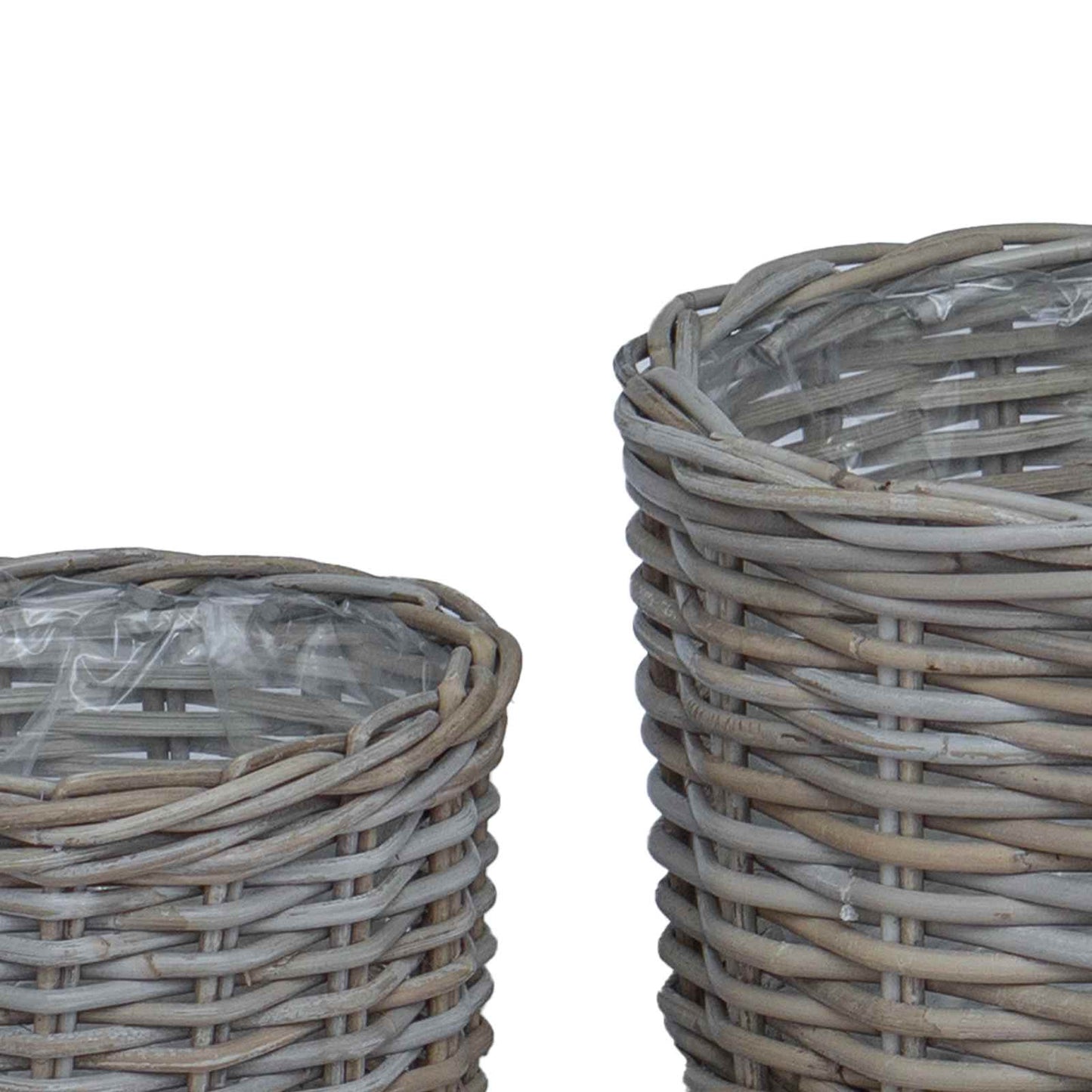 Blumentopf Korb Mit Speicher 2 Pcs Kubu Rattan