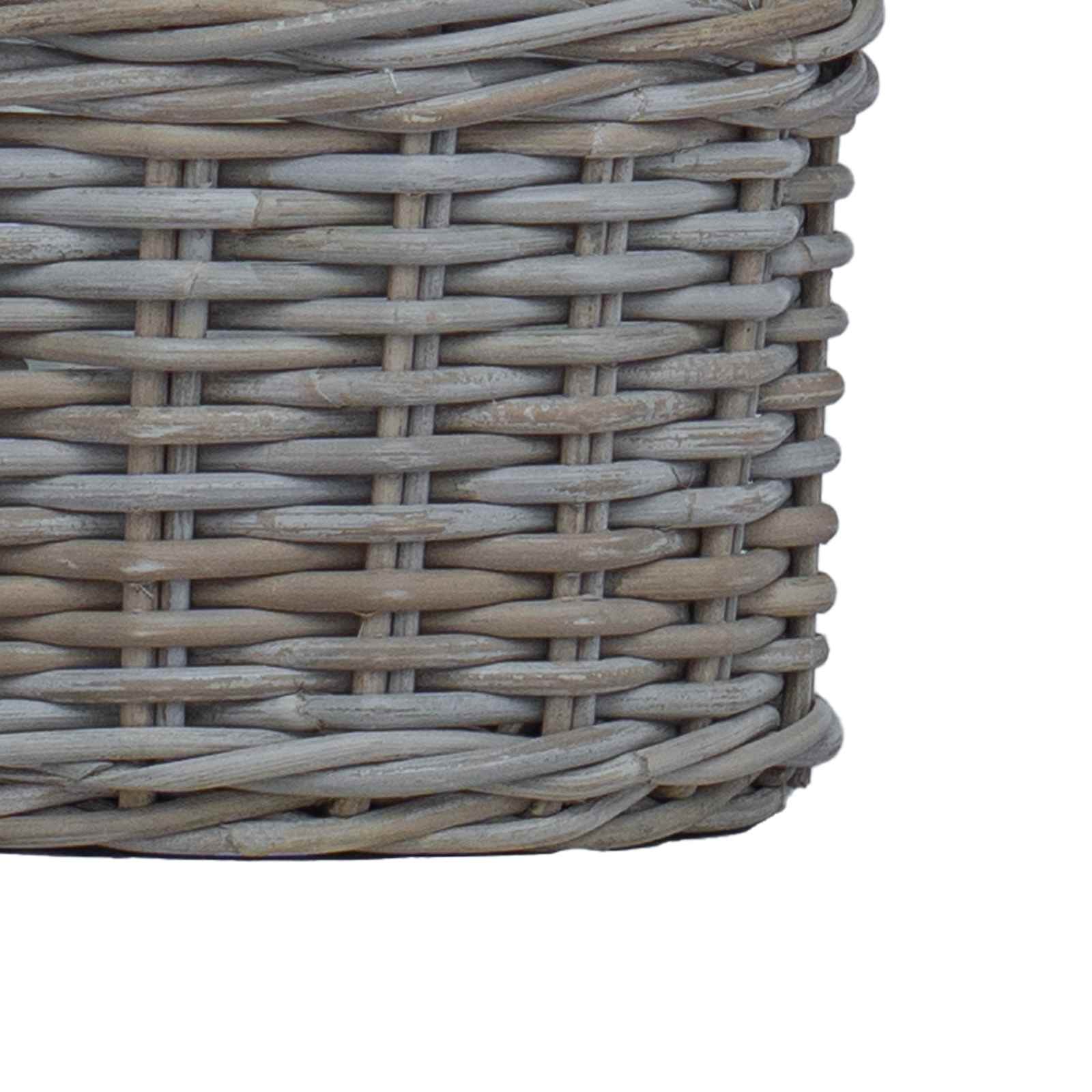 Blumentopf Korb Mit Speicher 2 Pcs Kubu Rattan