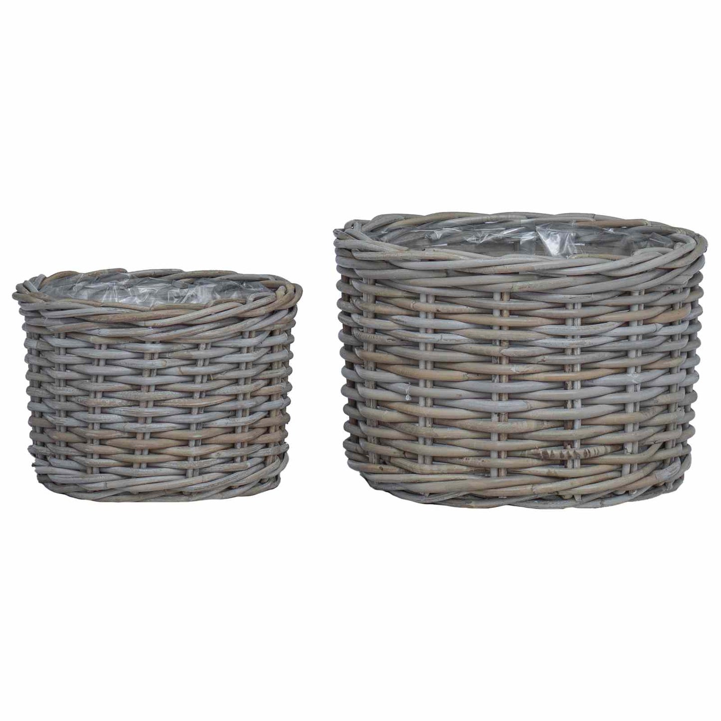 Blumentopf Korb Mit Speicher 2 Pcs Kubu Rattan
