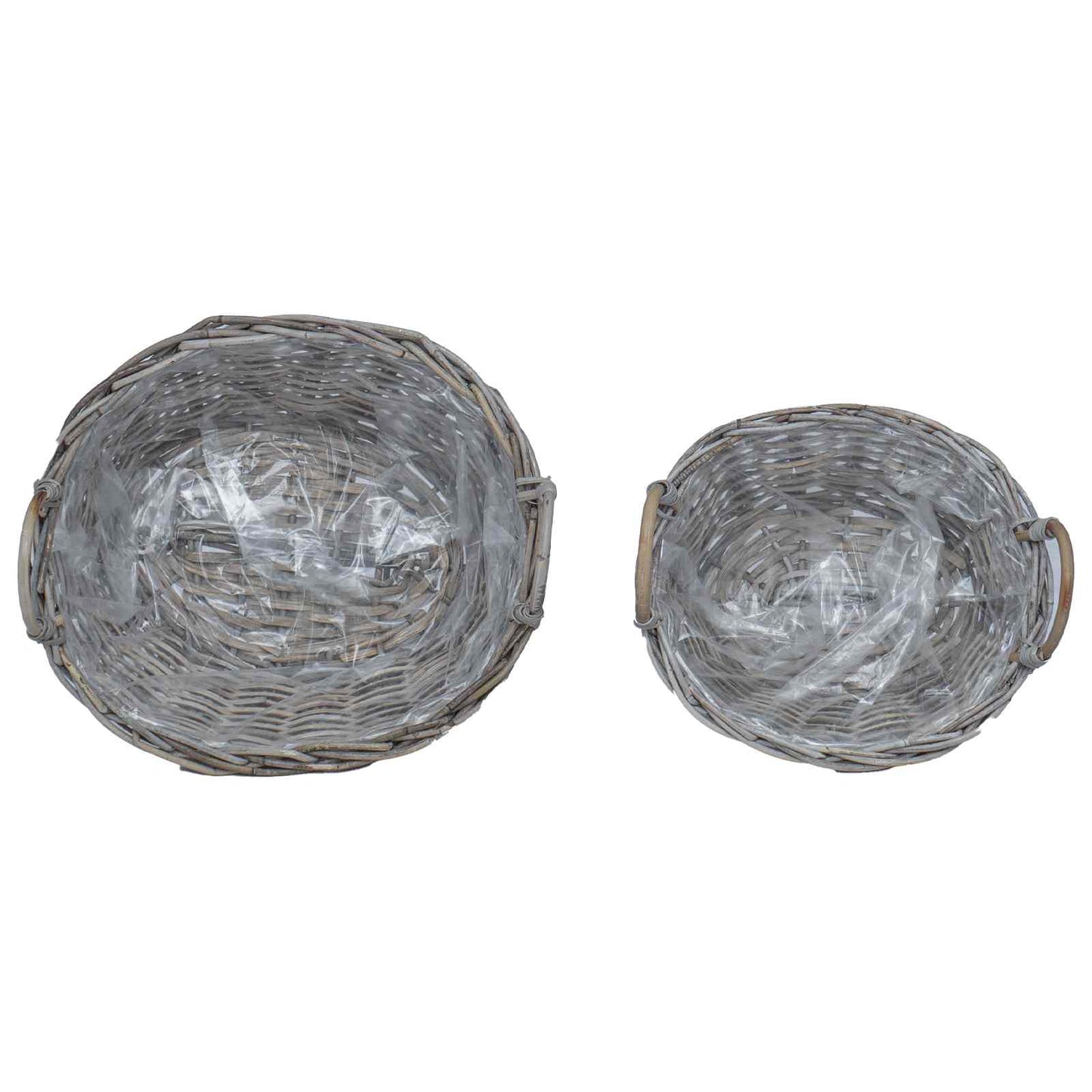 Blumentopfkorb Mit Speicher 2 Pcs Lacak Rattan