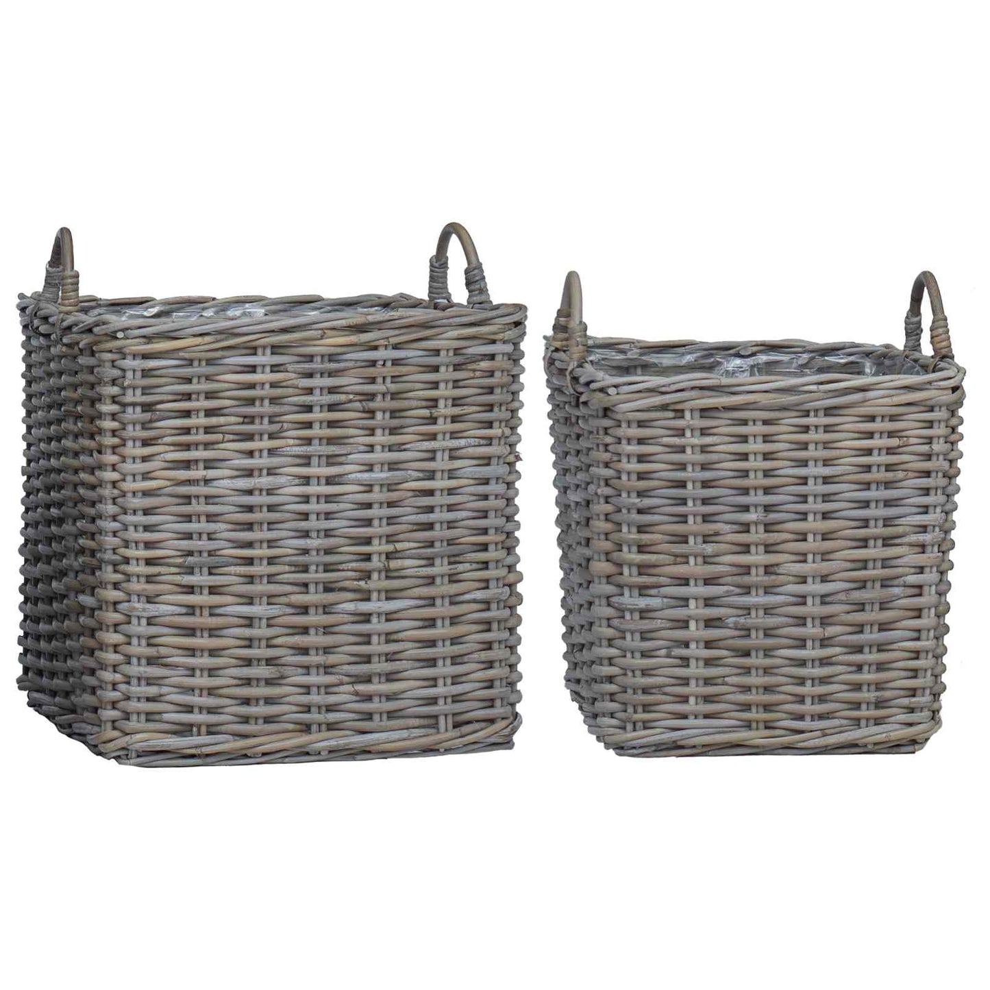 Pflanzer Korb Mit Speicher 2 Pcs Lacak Rattan