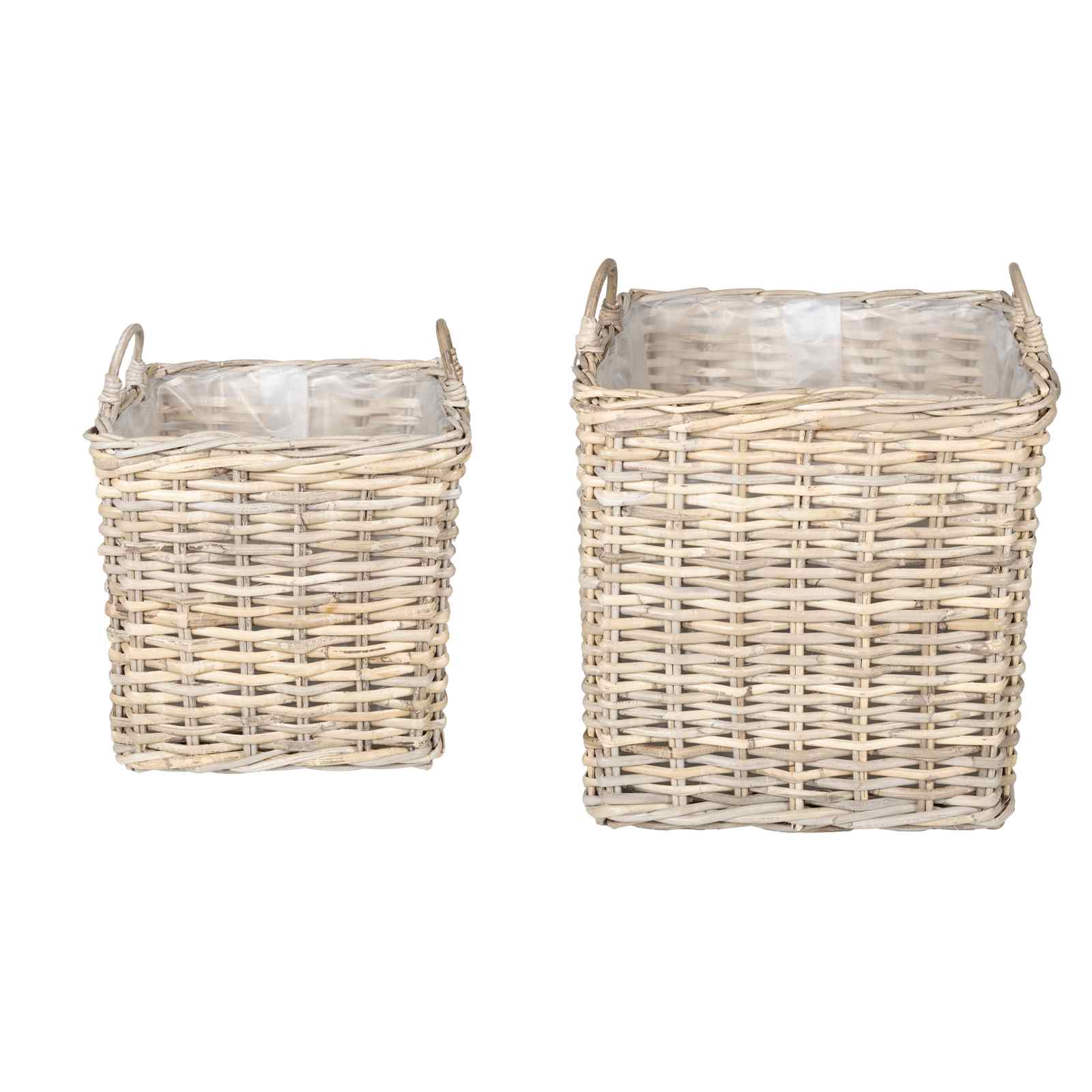 Pflanzer Korb Mit Speicher 2 Pcs Lacak Rattan