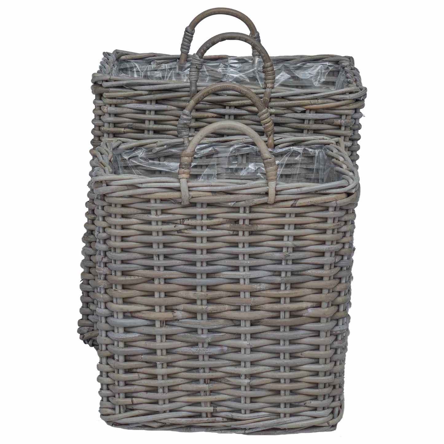 Pflanzer Korb Mit Speicher 2 Pcs Lacak Rattan