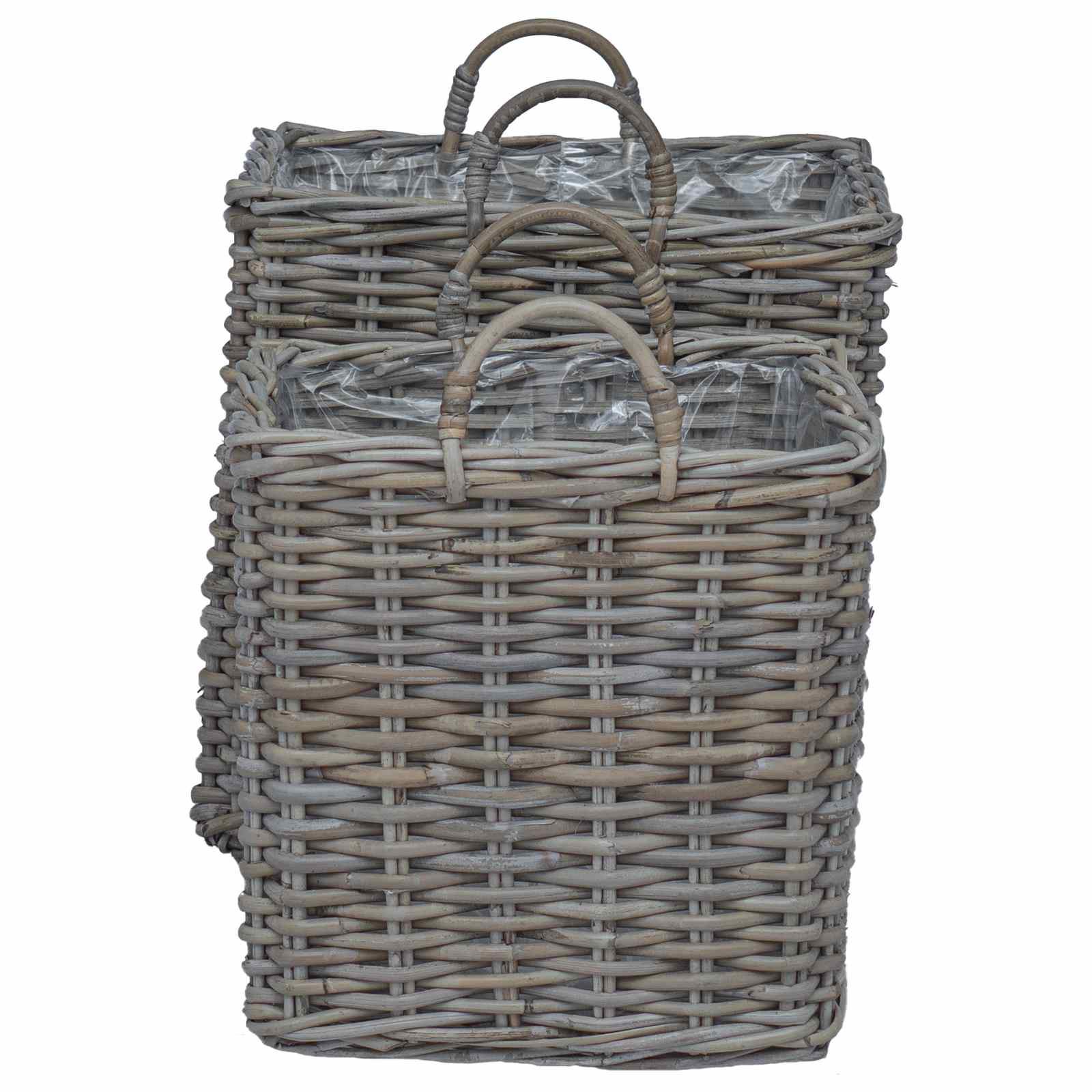 Pflanzer Korb Mit Speicher 2 Pcs Lacak Rattan