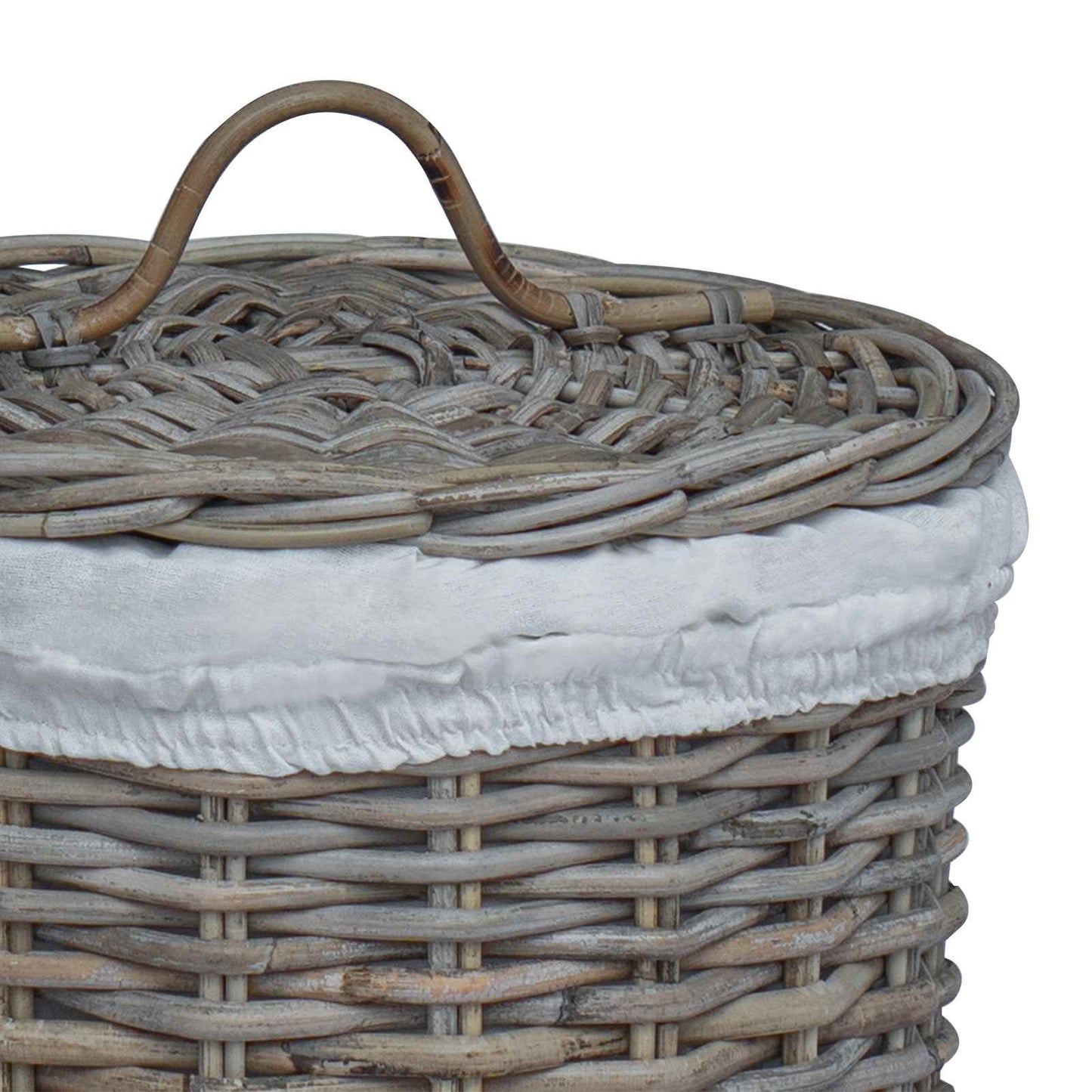 Wäschekorb Mit Deckel 2 Pcs Kubu Kubu Rattan