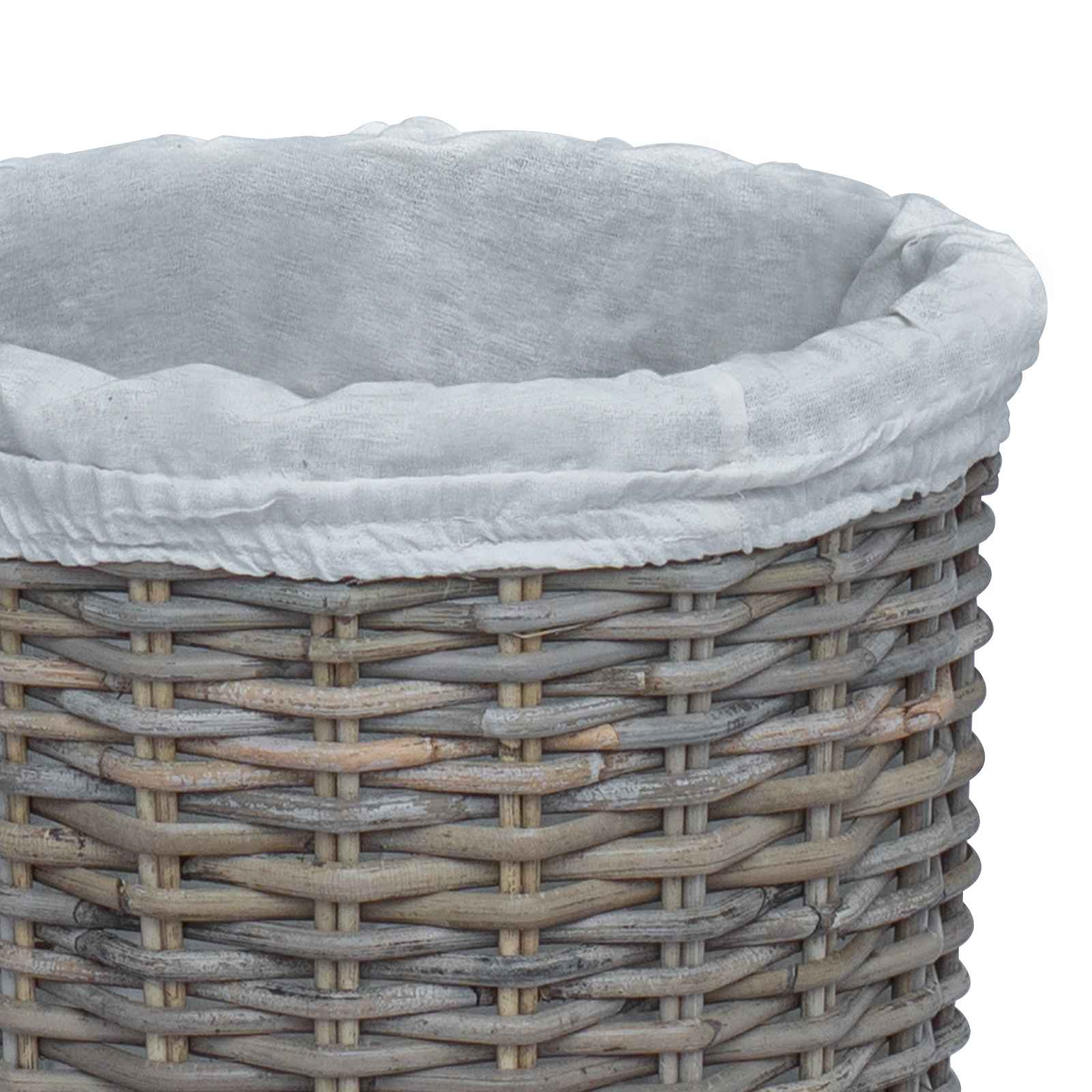 Wäschekorb Mit Deckel 2 Pcs Kubu Kubu Rattan