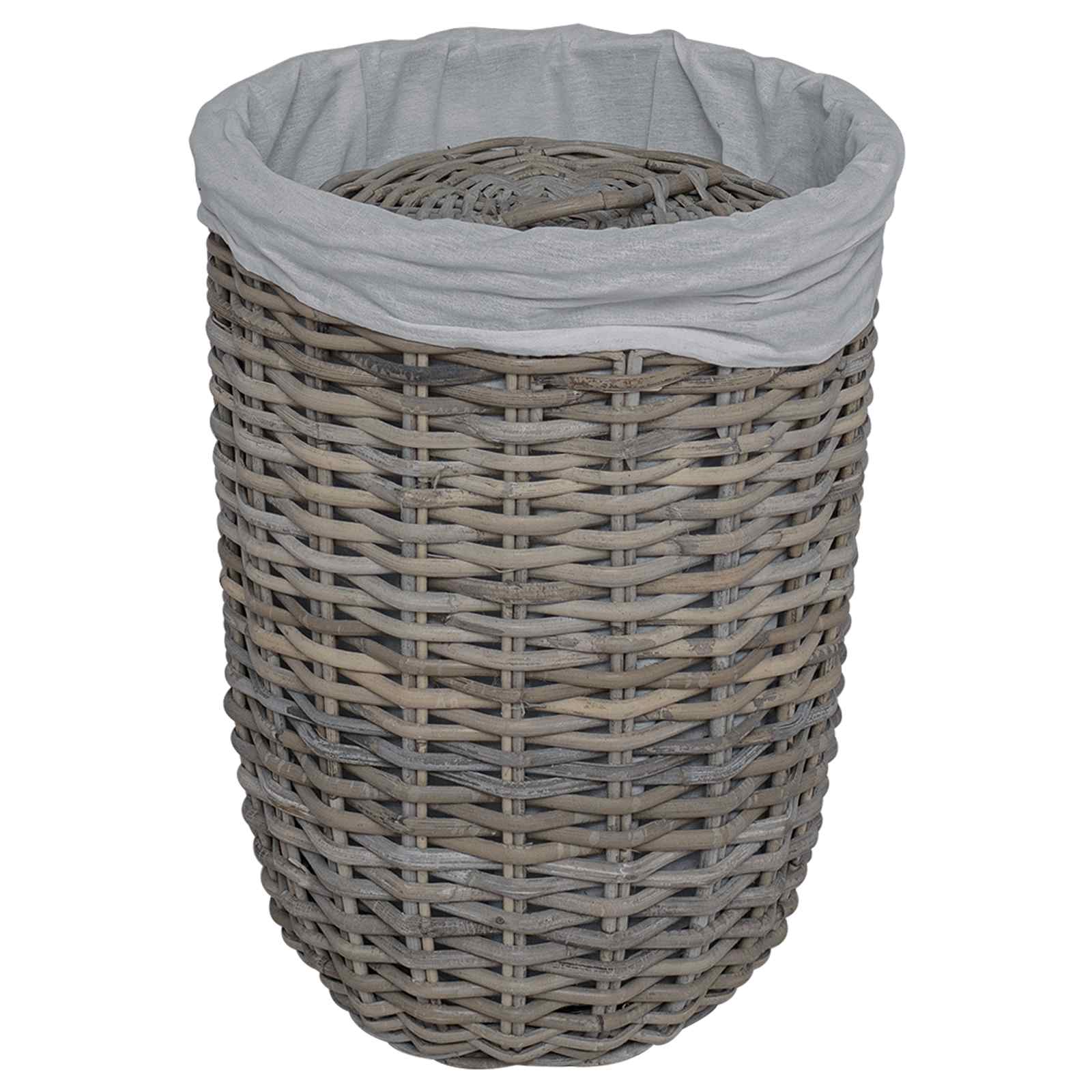Wäschekorb Mit Deckel 2 Pcs Kubu Kubu Rattan