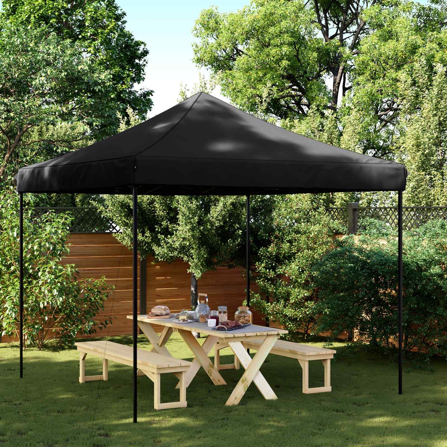 Profi-Partyzelt Faltbar 3 X 3 M Stahl