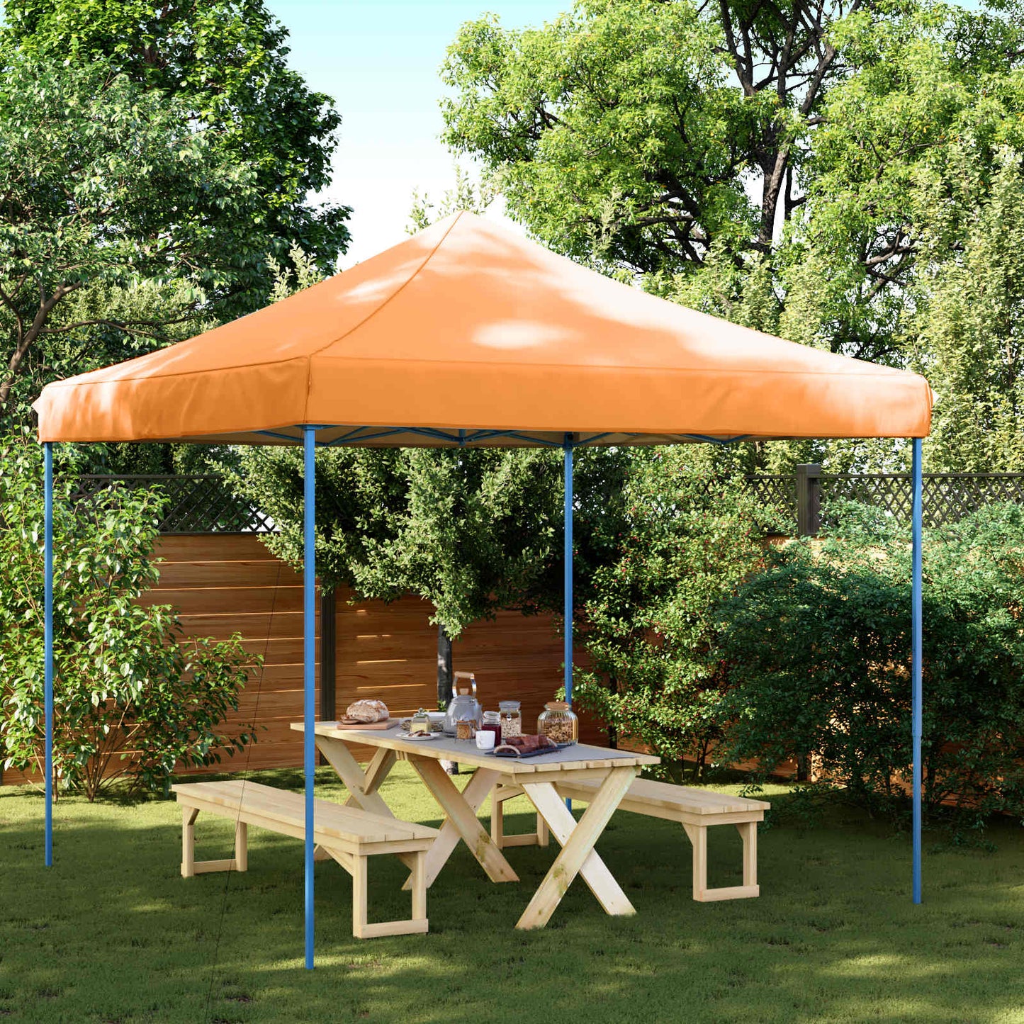 Profi-Partyzelt Faltbar 3 X 3 M Stahl