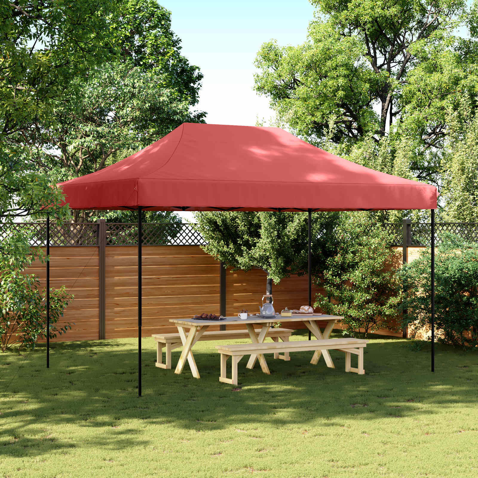 Party-Zelt 280 X 410 X 315 Cm Oxford-Stoff