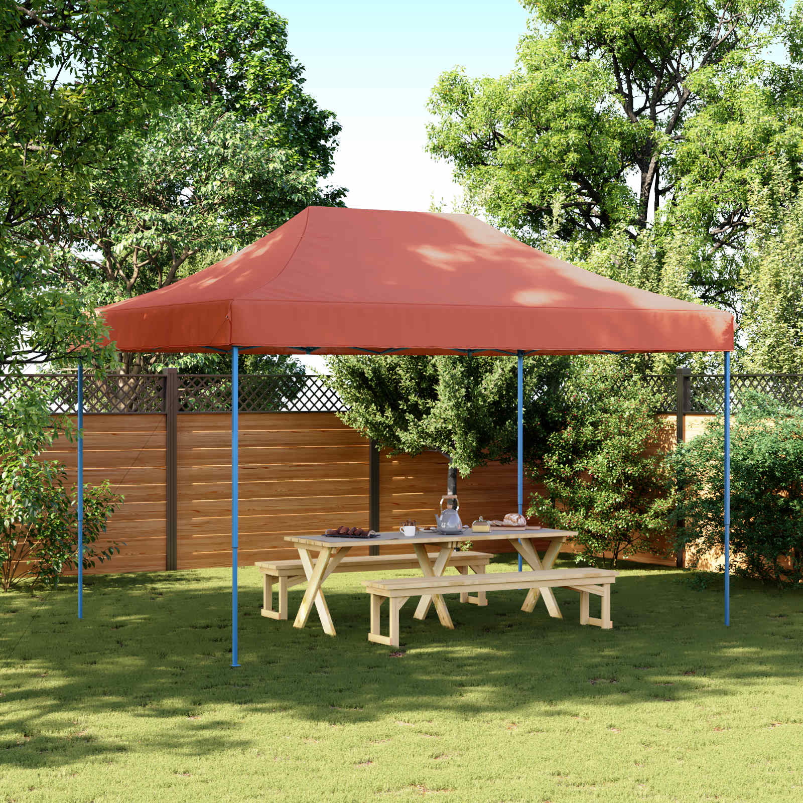 Party-Zelt 280 X 410 X 315 Cm Oxford-Stoff